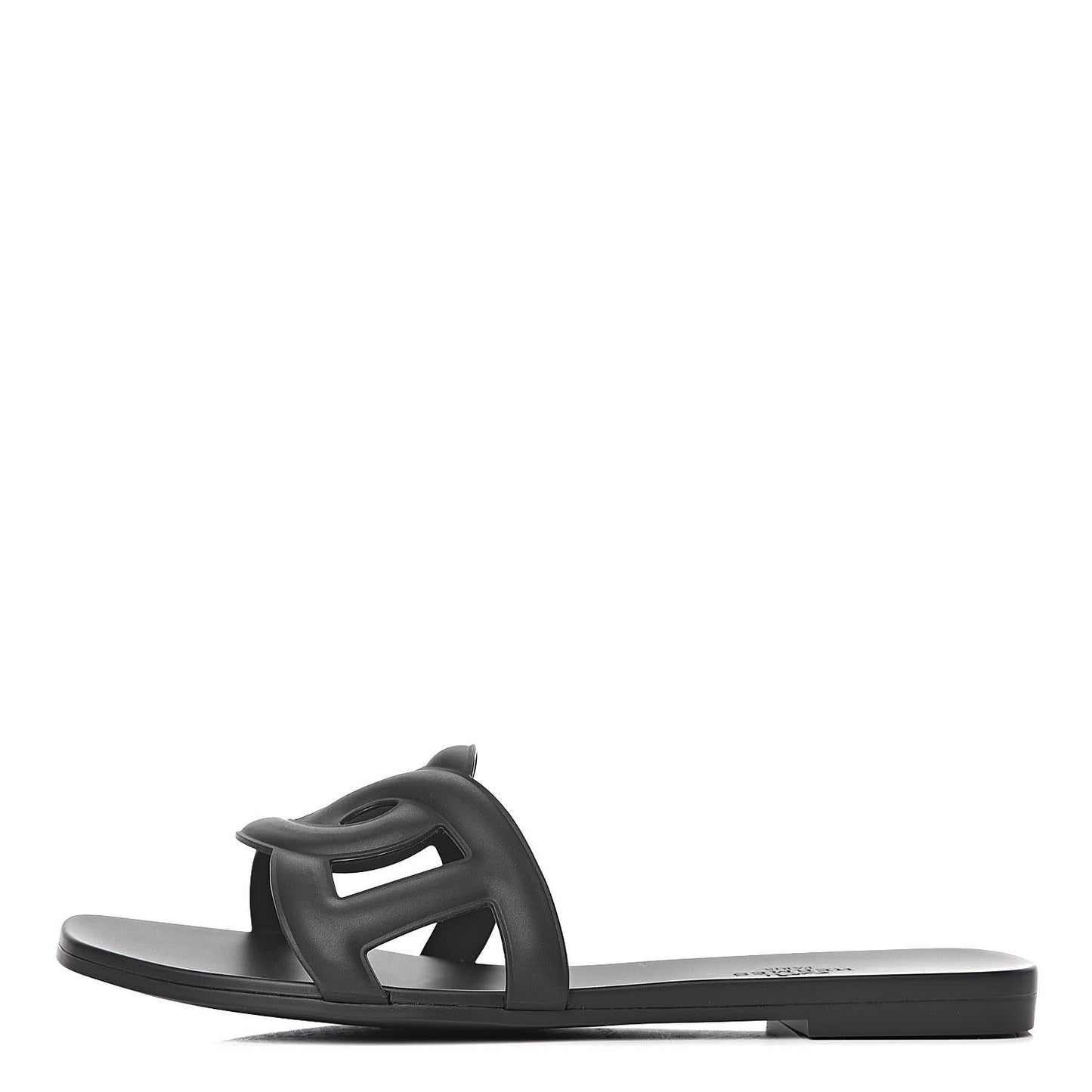 Rubber Aloha Sandals 37 Black