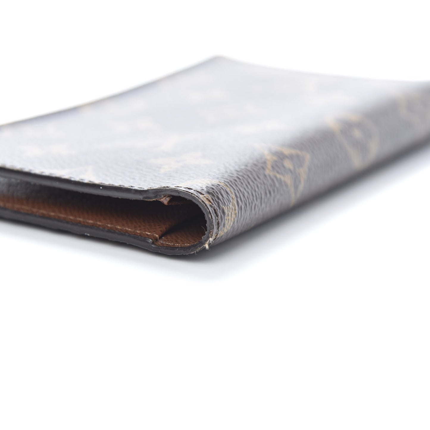 Monogram Checkbook Holder Case Wallet