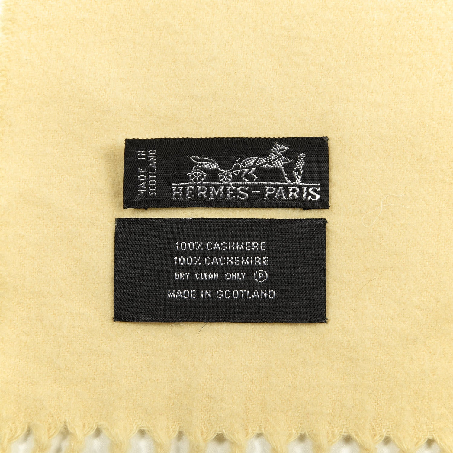 Hermes Cashmere Fringe Stole 3 of 5