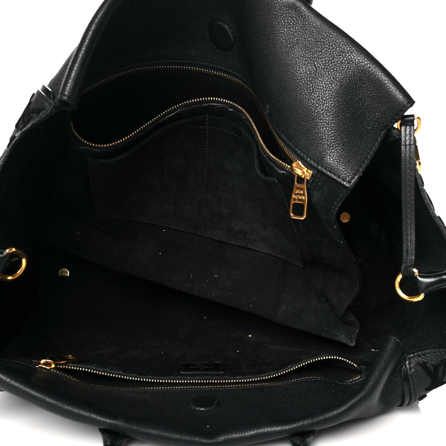Cuir Orfevre Veau Cachemire Tote W GM Black