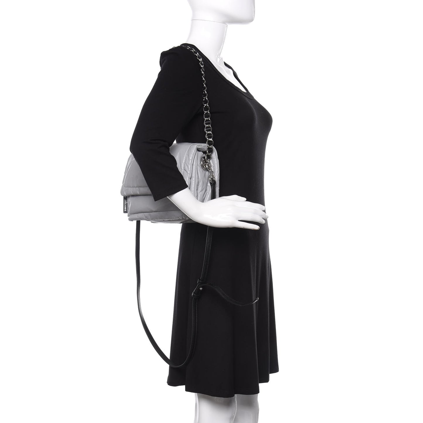 Lambskin The Pillow Bag Light Grey