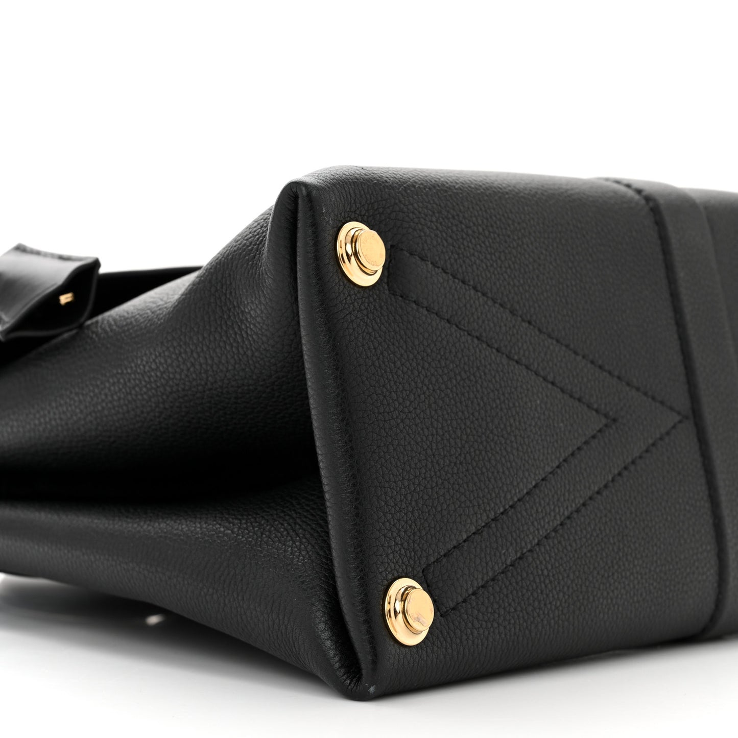 Grained Smooth Calfskin Rose Des Vents MM Black