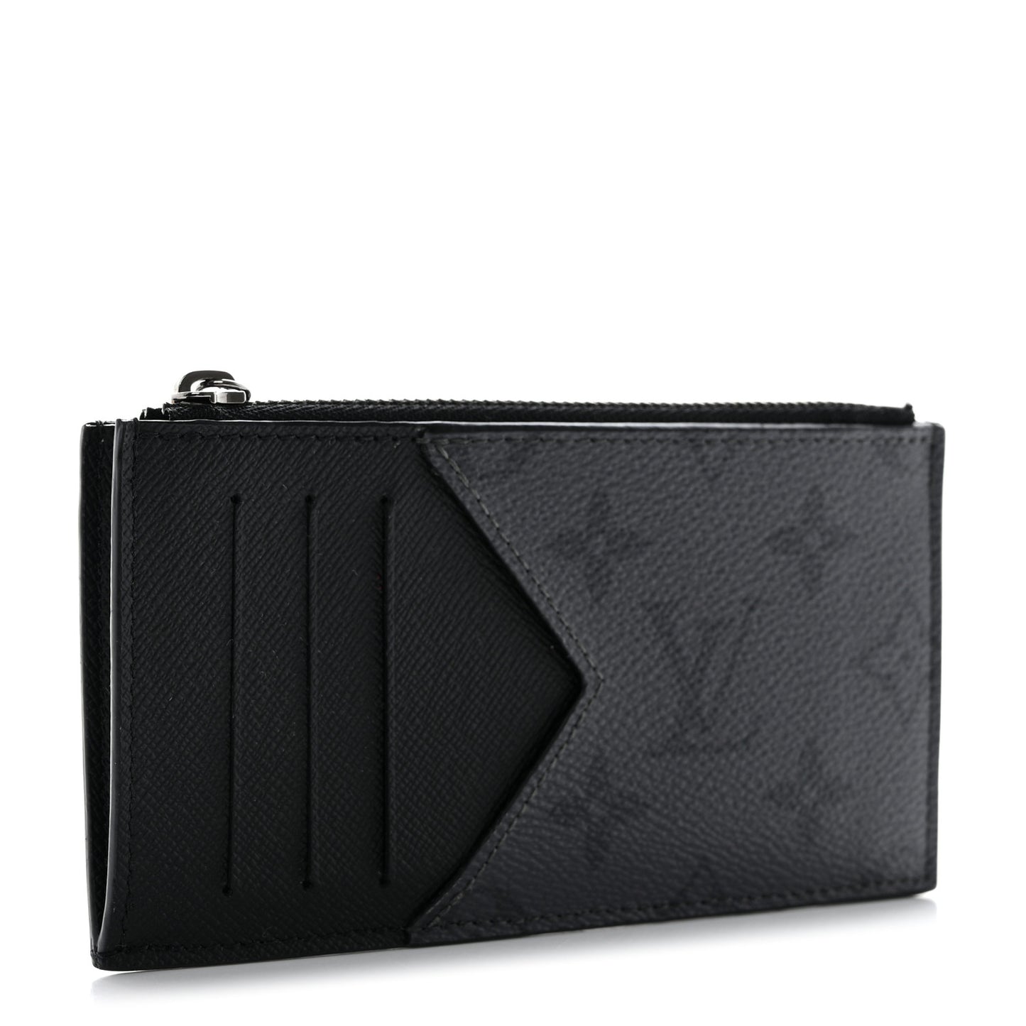Reverse Monogram Eclipse Taiga Coin Card Holder
