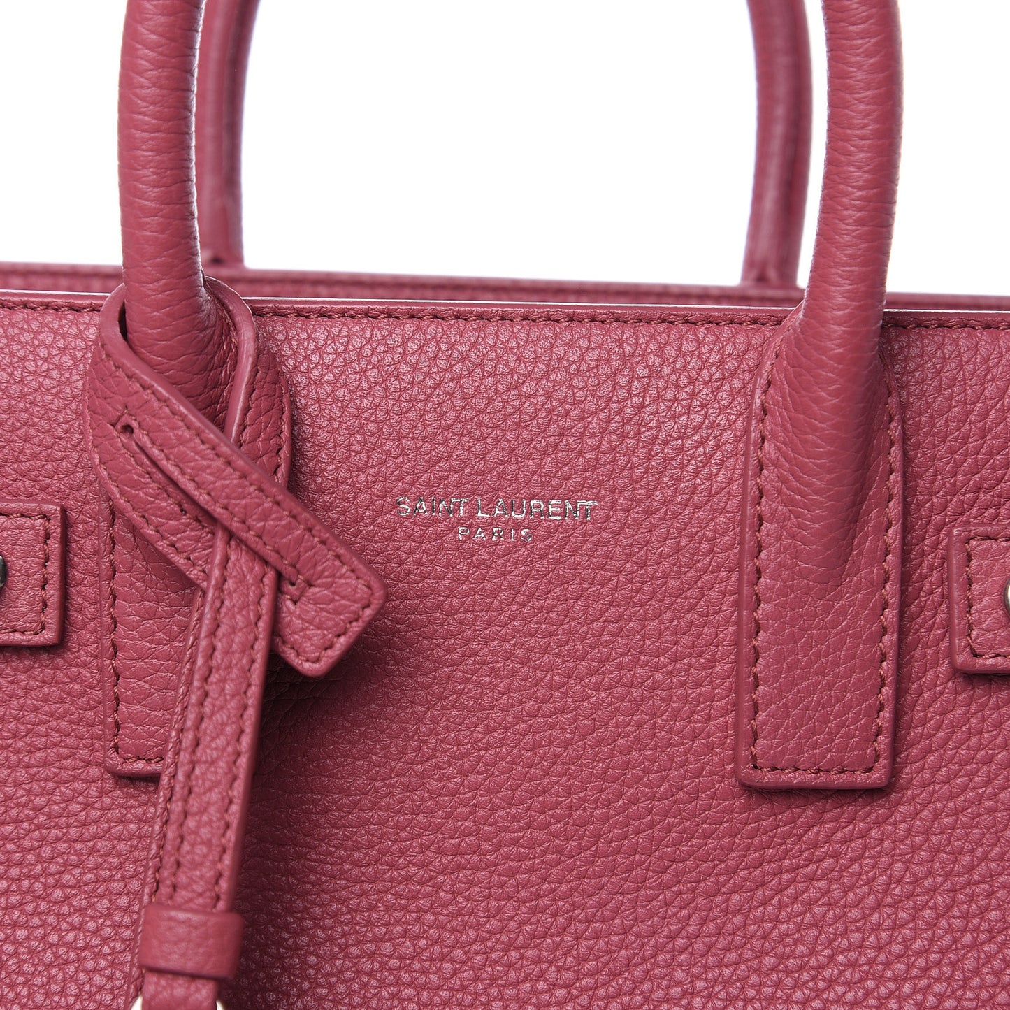 Grained Calfskin Nano Sac De Jour Souple Mystic Rose
