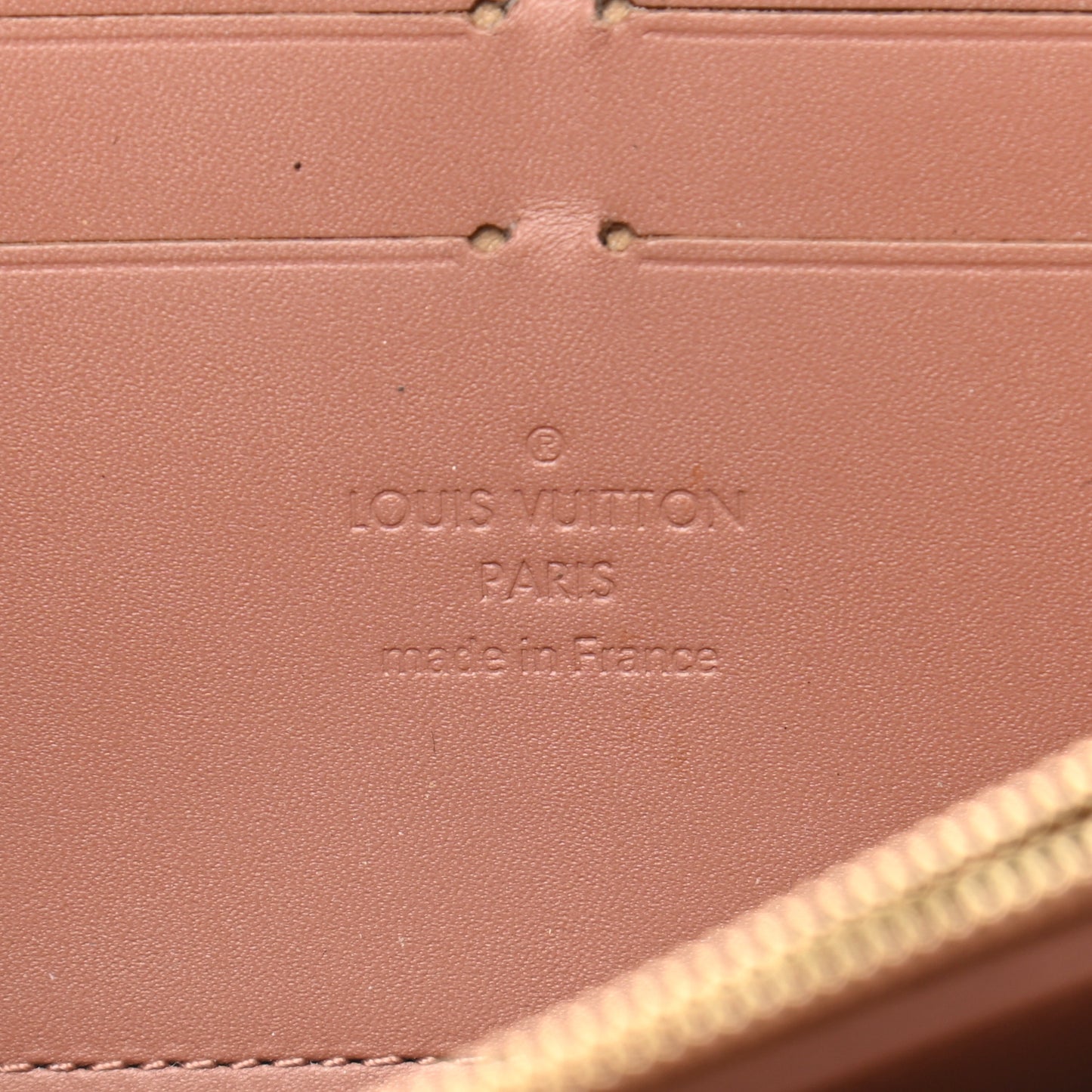 Vernis Zippy Wallet Rose Velours
