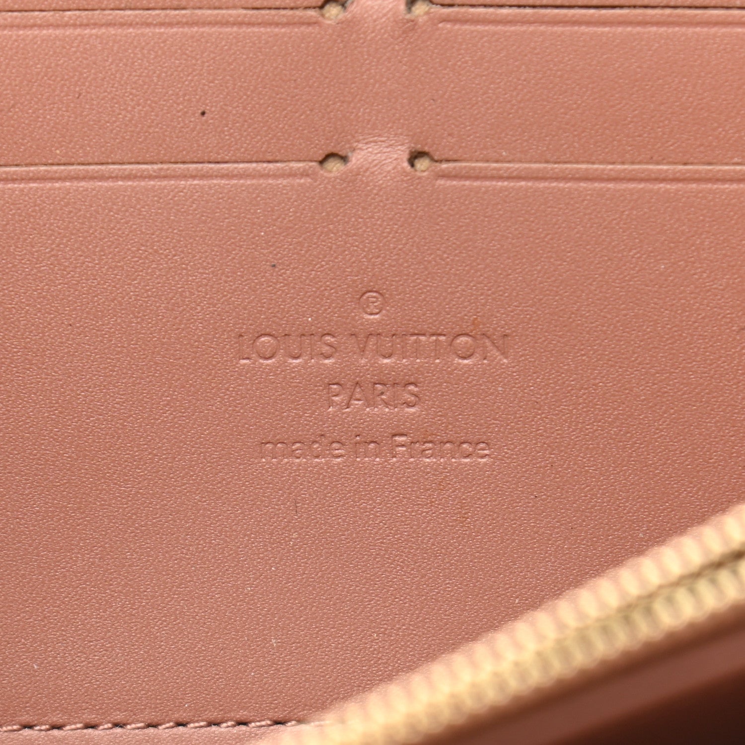 Louis Vuitton Vernis Zippy Wallet Rose Velours 6 of 11