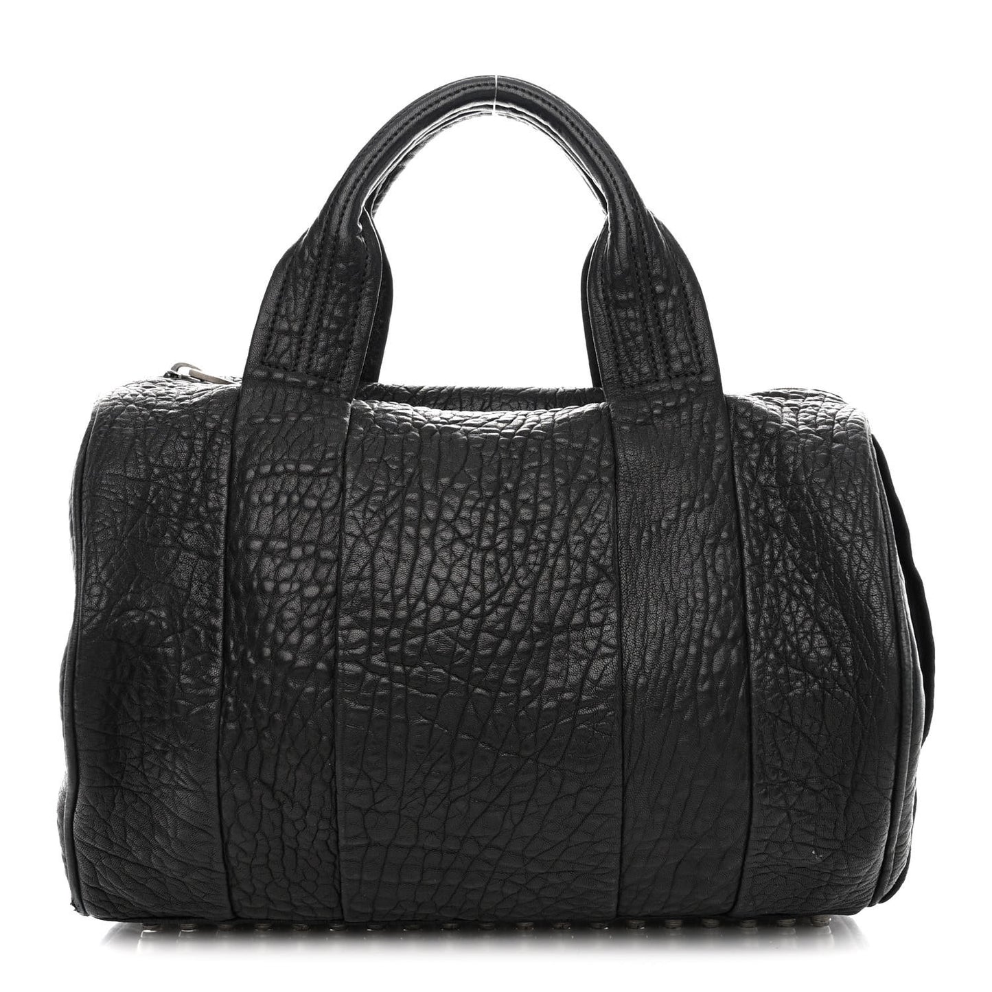 Pebbled Lambskin Rockie Black Nickel Hardware