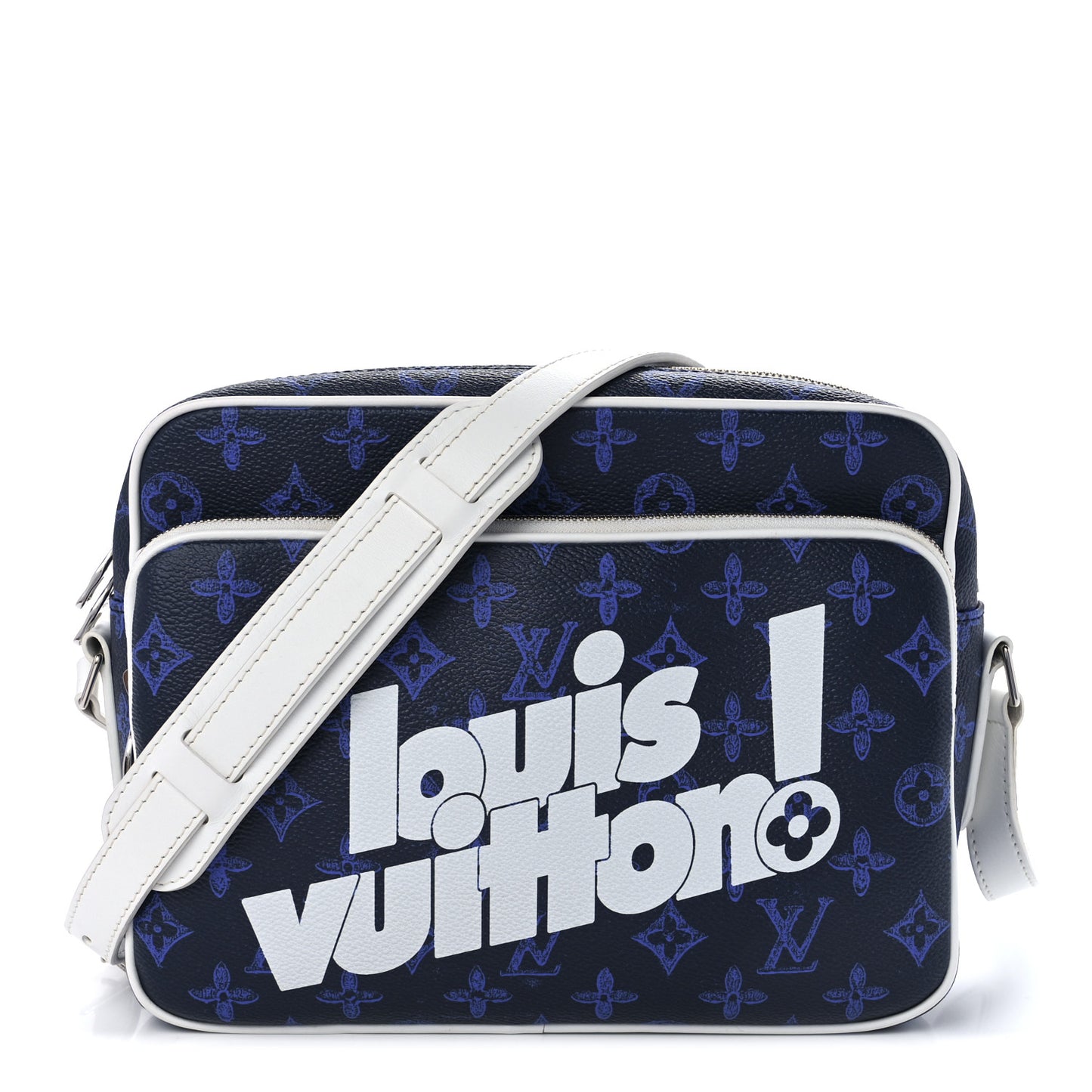Monogram Everyday LV Discovery Messenger Blue