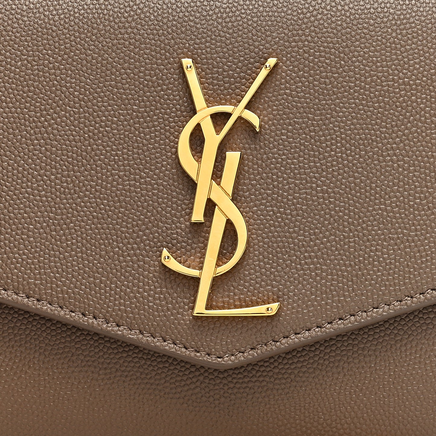 Grain De Poudre Monogram Uptown Chain Wallet Taupe