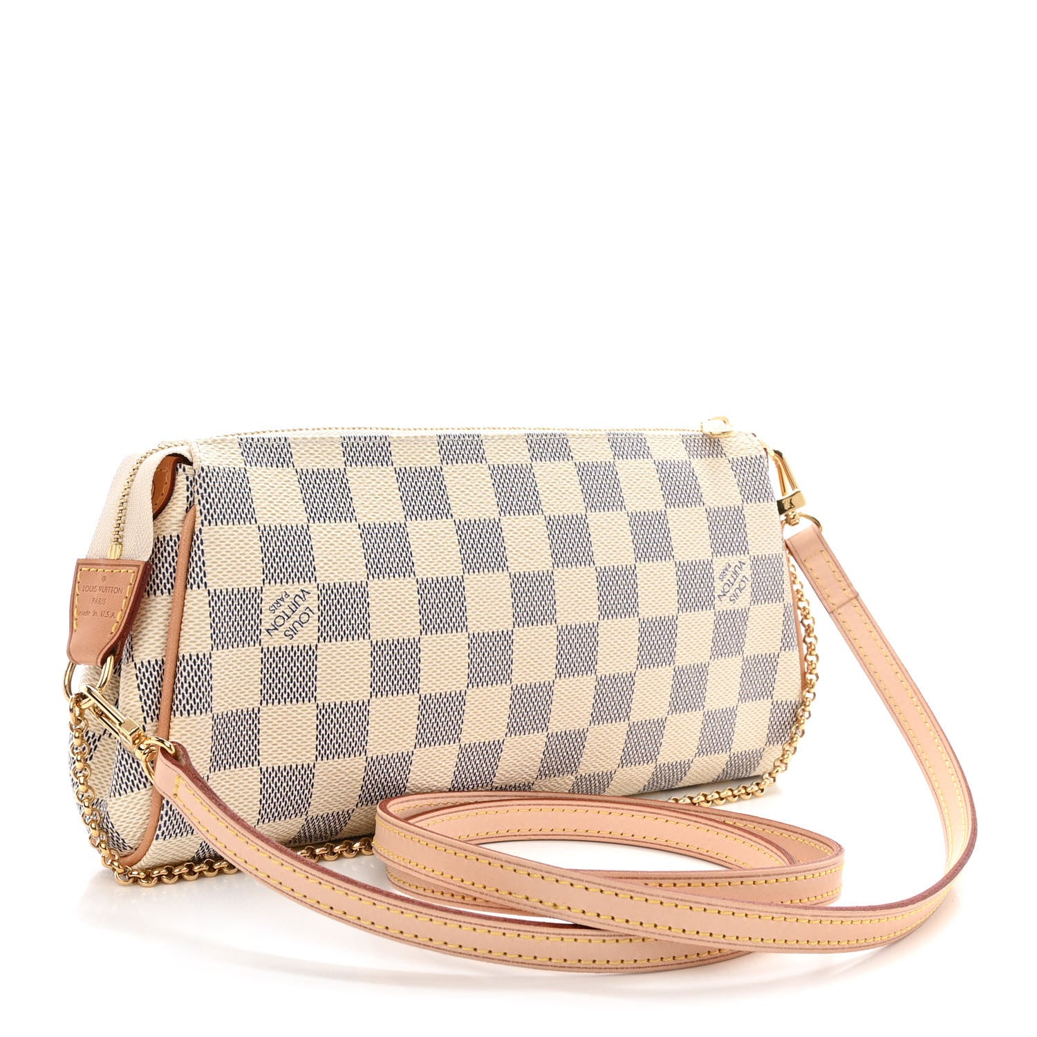 Louis Vuitton Damier Azur Eva Clutch 3 of 10