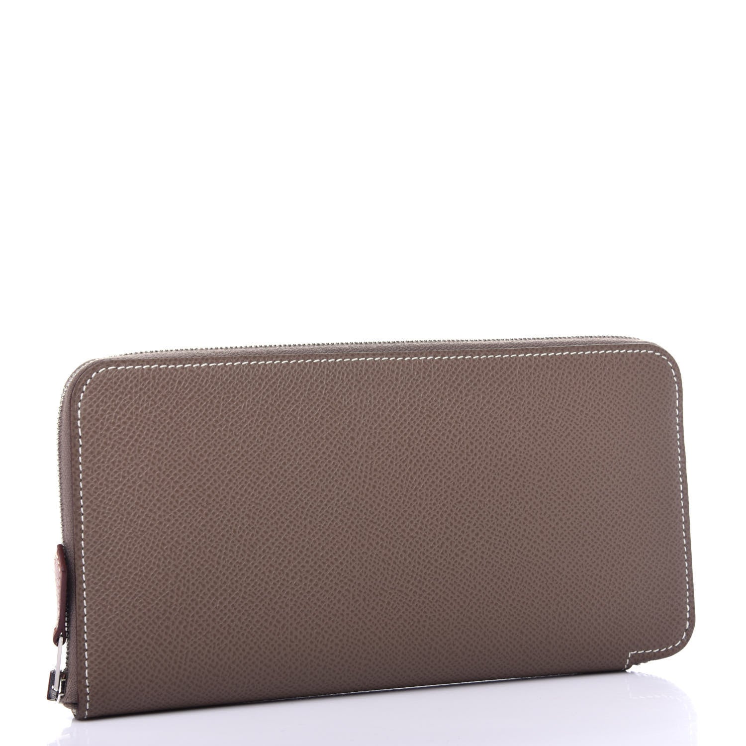 Hermes Epsom Silk'in Wallet Etoupe 3 of 8