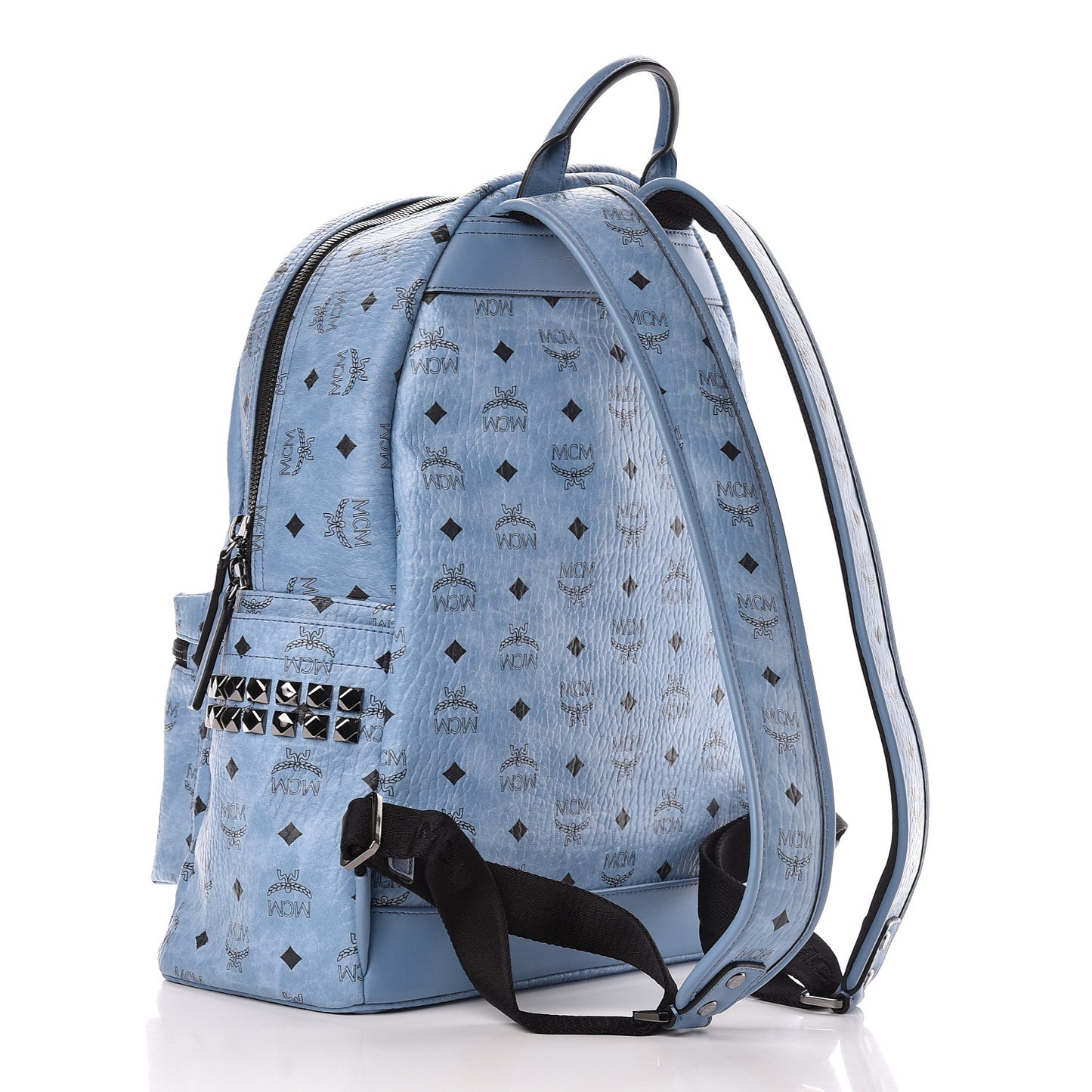 Visetos Medium Side Stud Stark Backpack Light Blue