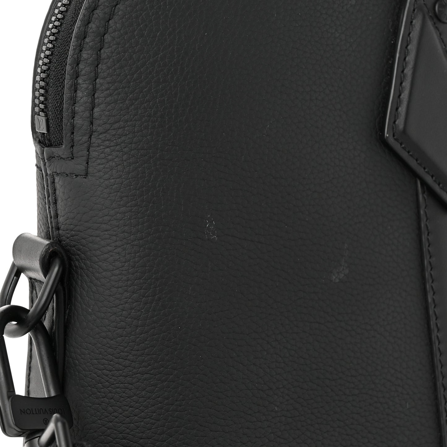 Calfskin Aerogram Takeoff Briefcase Black