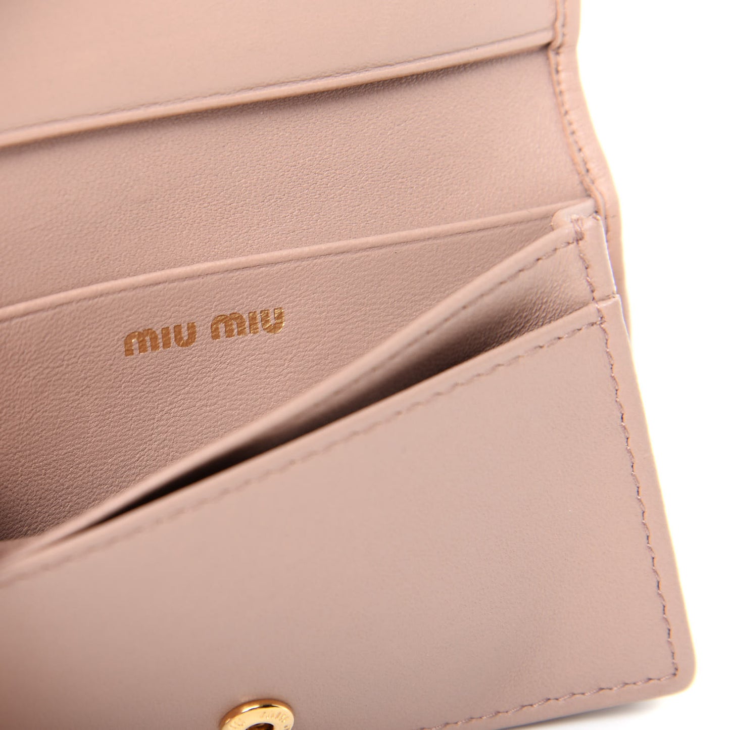 Nappa Matelasse Flap Card Holder Key Ring Cammeo