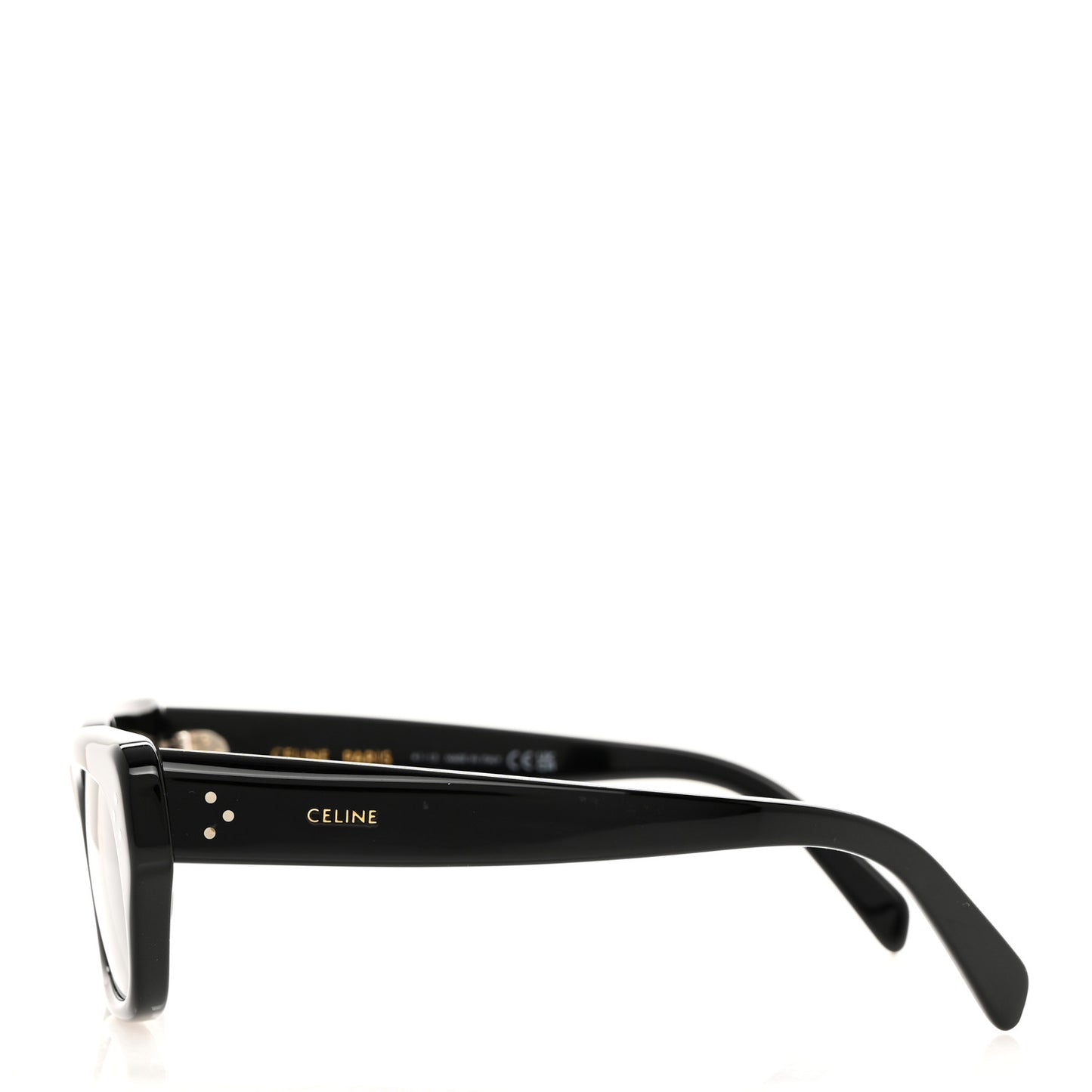 Acetate Rectangular Sunglasses CL40267U Black