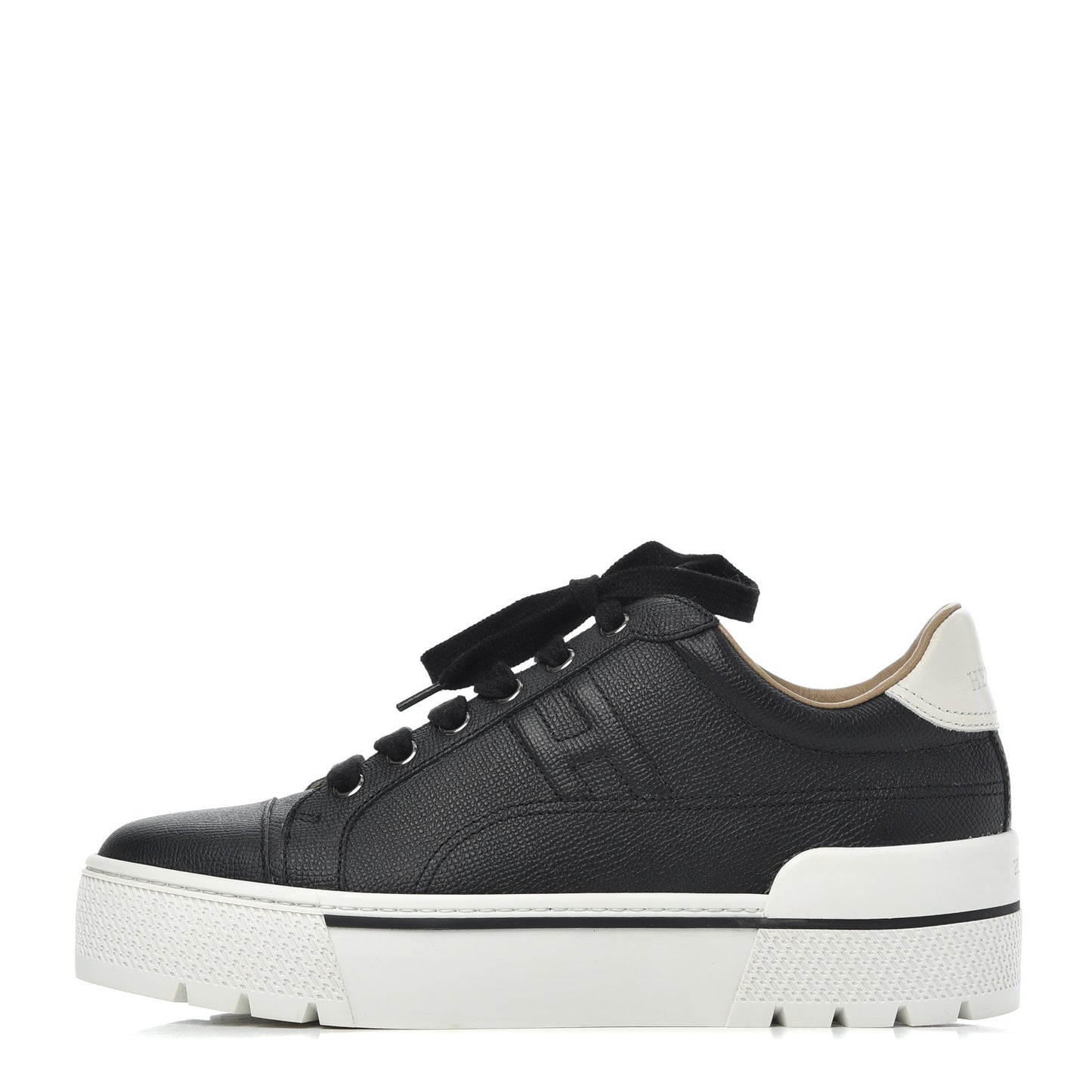 Epsom Womens Voltage Sneakers 37.5 Black White