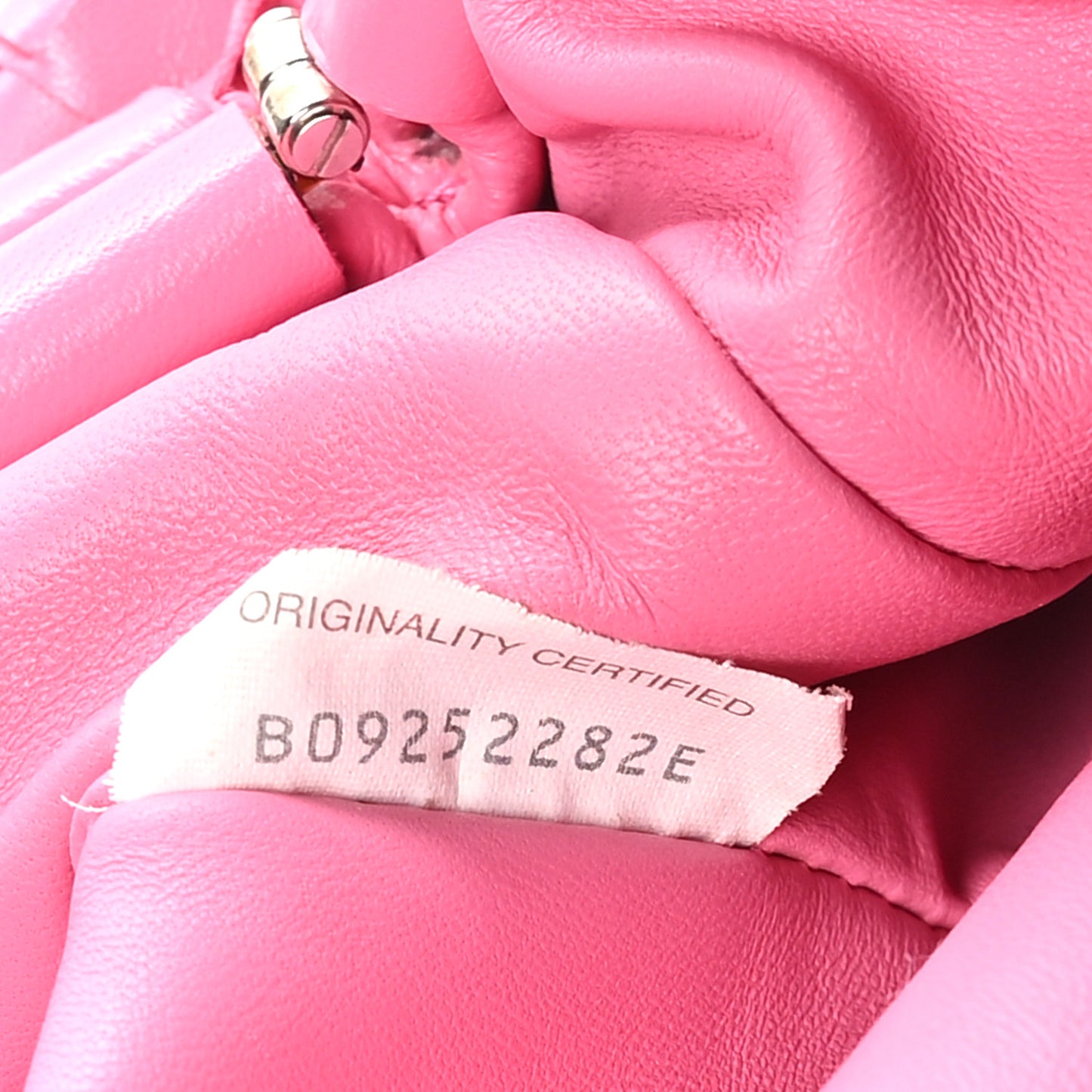 Nappa Maxi Intrecciato The Pouch Oversized Clutch Pink