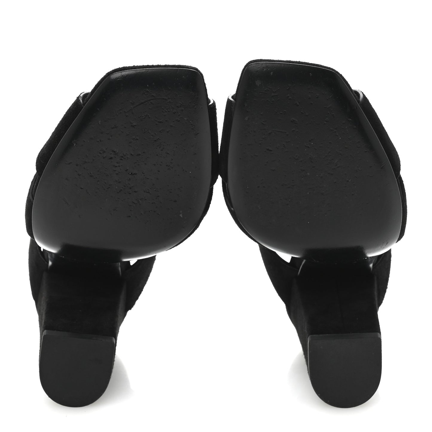 Suede Oak 100 Mule Sandals 37 Black
