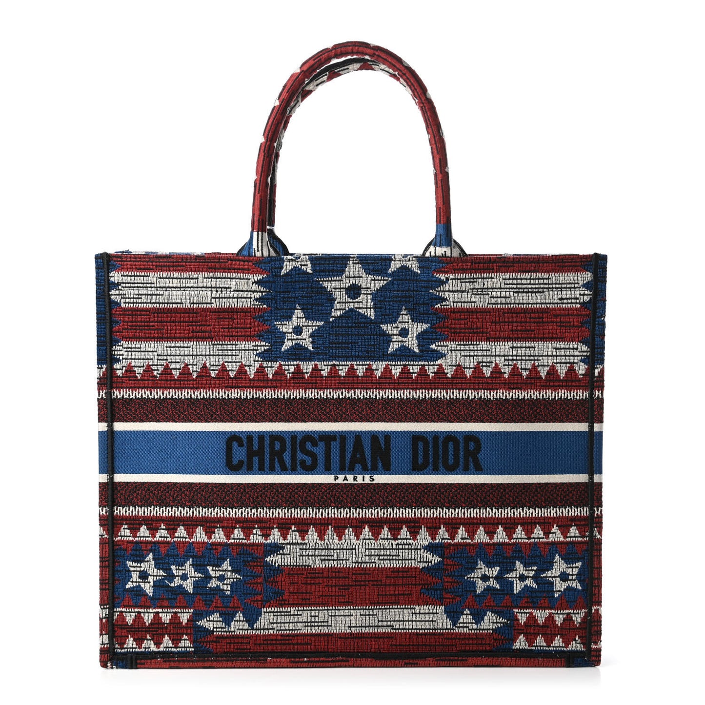 Canvas Embroidered Exclusive US Book Tote Multicolor