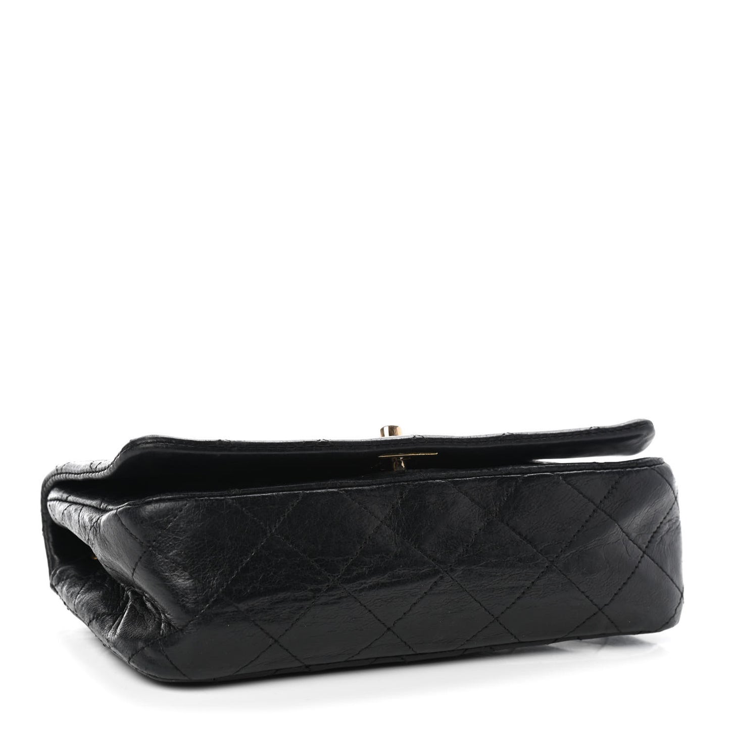 Lambskin Quilted Small Single Flap Black