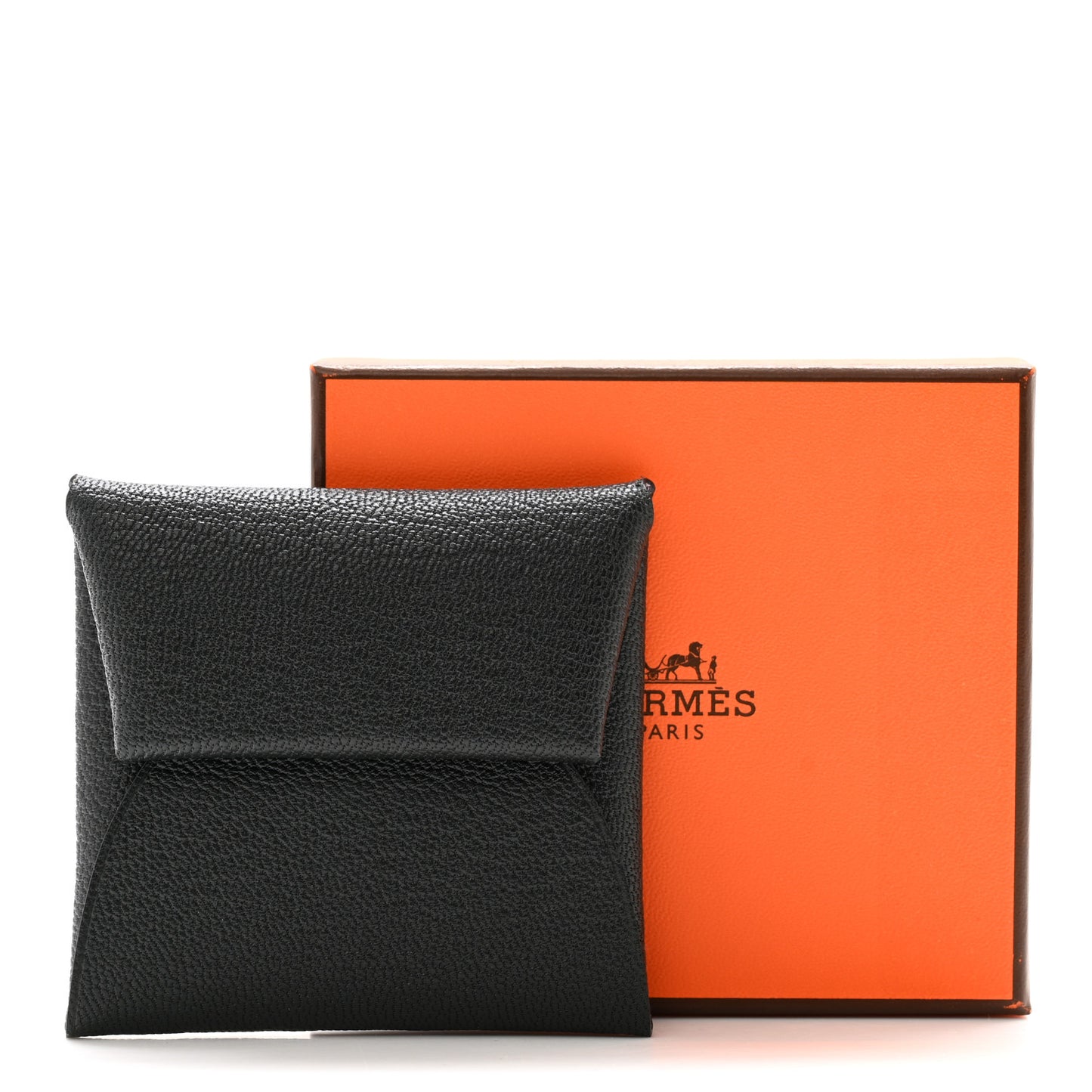 Chevre Mysore Bastia Verso Coin Purse Black Mauve Pale