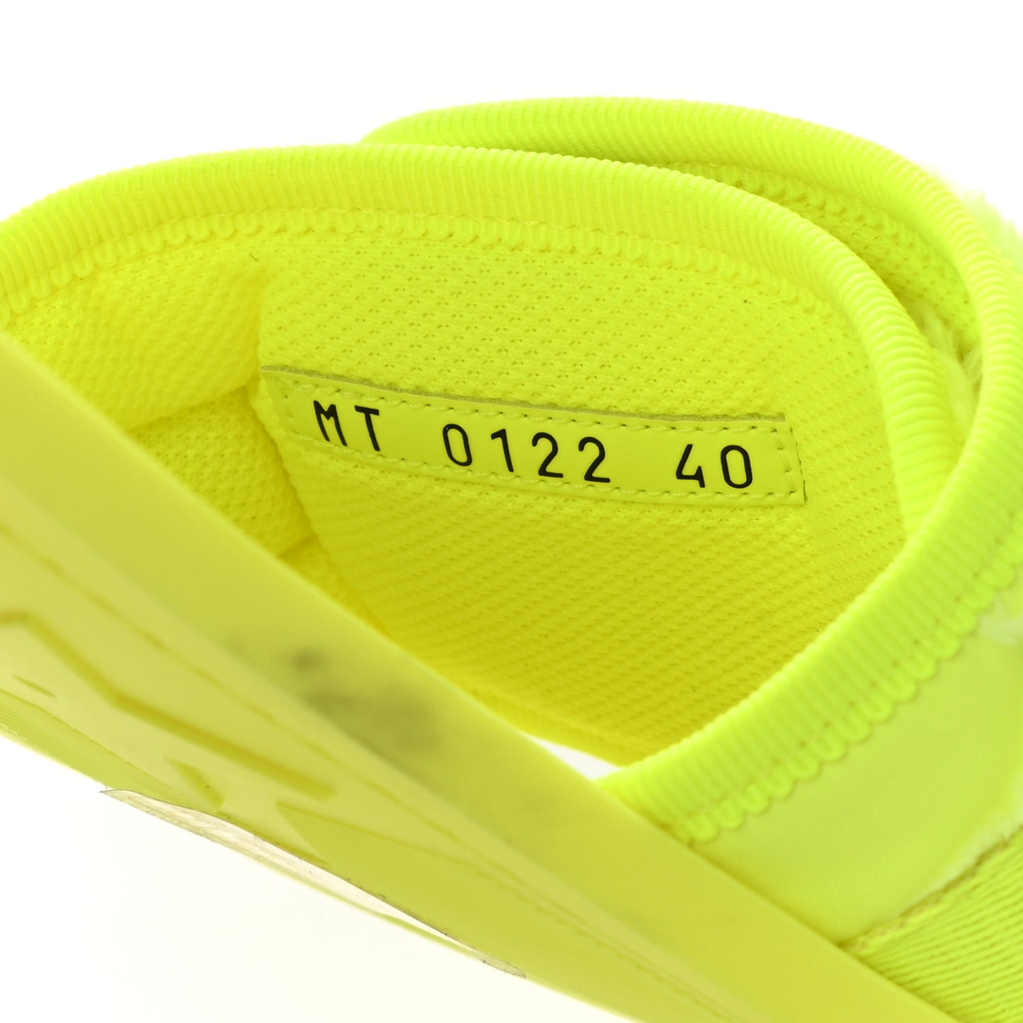 Technical Stretch Fabric Camouflage Dio(r)evolution Slide Sandals 40 Yellow Fluo
