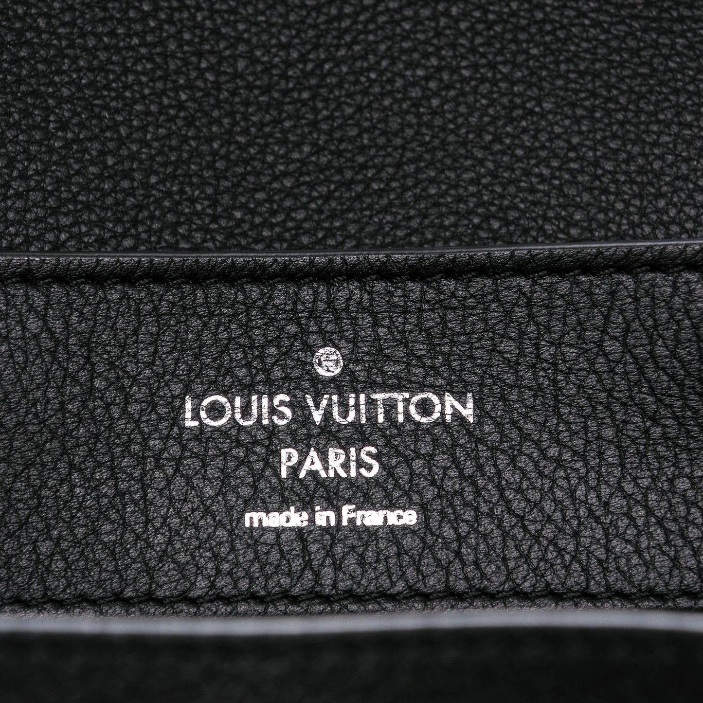 Calfskin Lockme Backpack Black