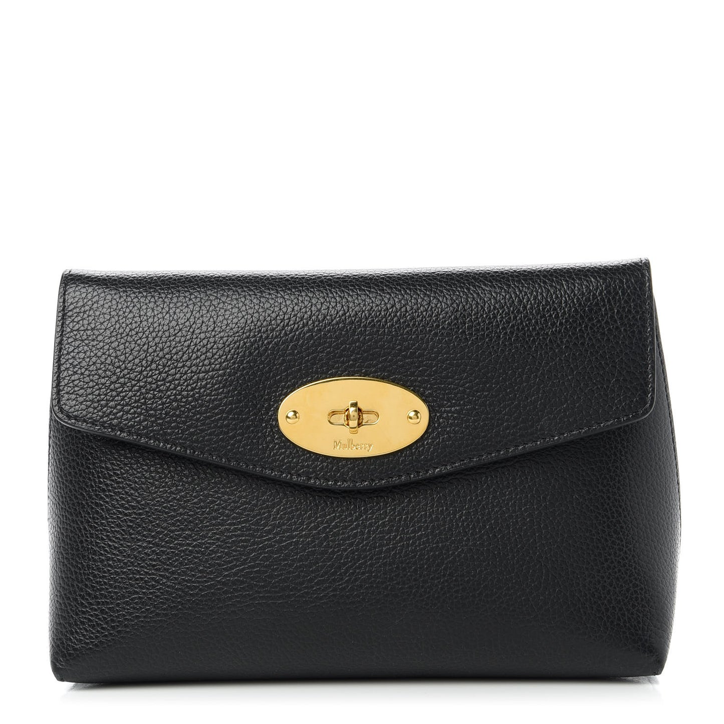 Small Classic Grain Darley Cosmetic Pouch Black
