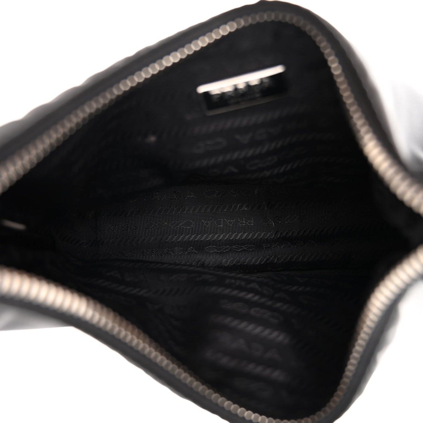Tessuto Nylon Saffiano Mini Re-Edition 2005 Bag Black