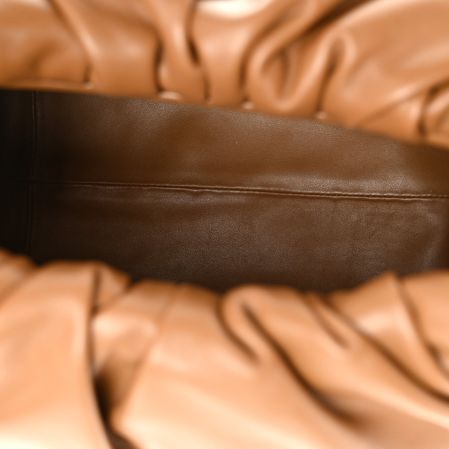 Smooth Butter Calfskin Medium The Shoulder Pouch Cammello
