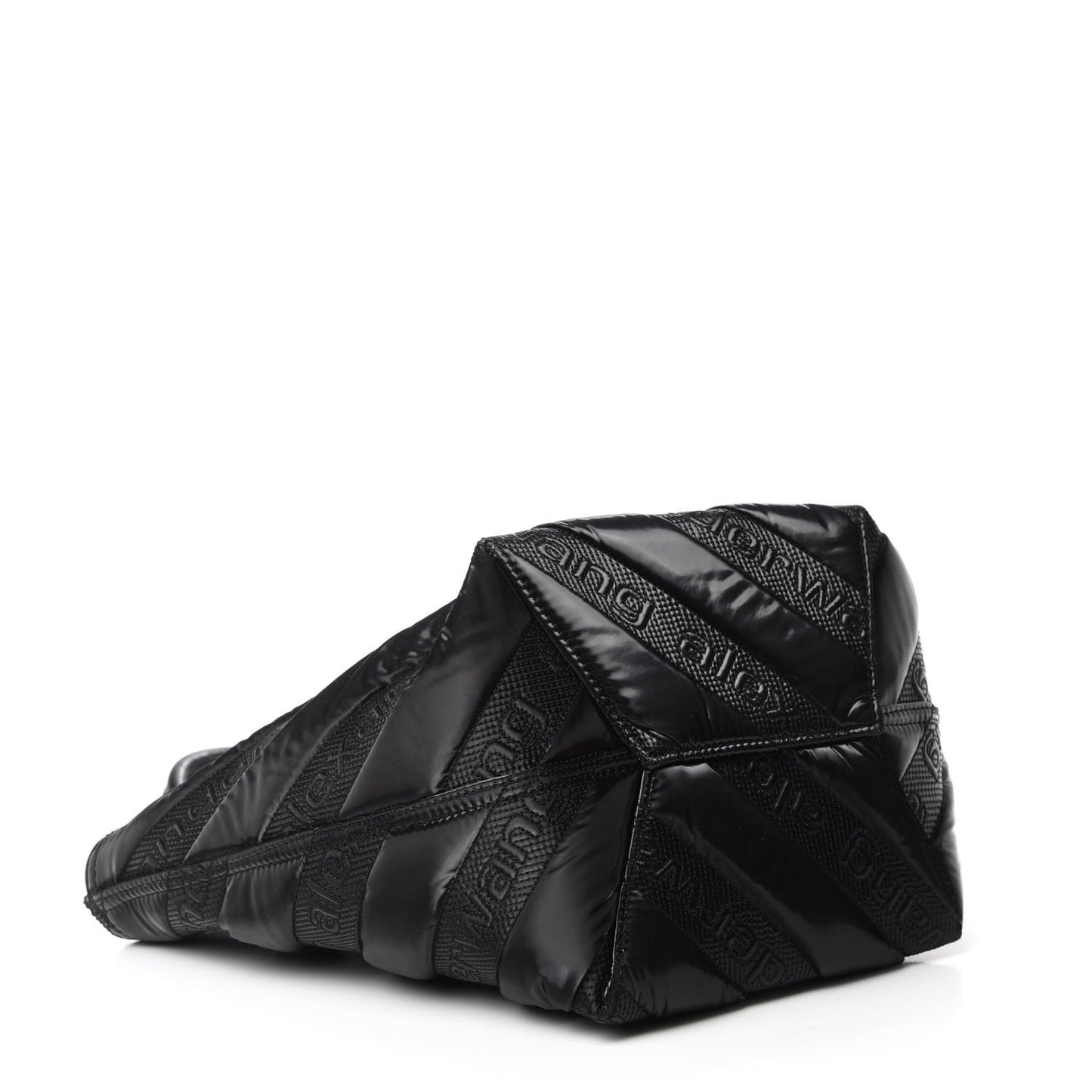 Nylon Quilted Roxy Tote Black