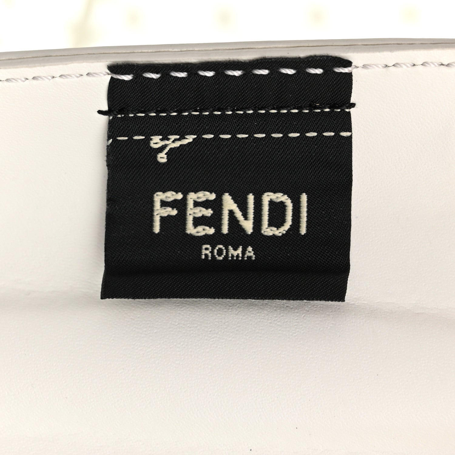 Fendi Recycled Plastic Vitello Liberty Matte Medium Fendi Basket White Ice 8 of 15