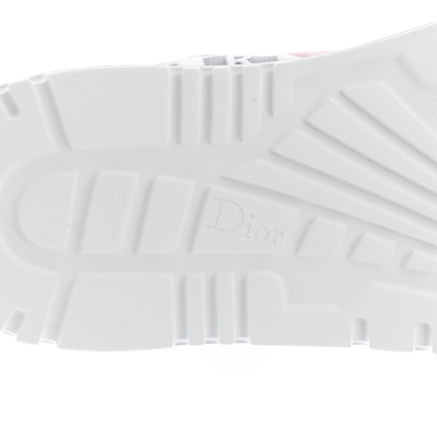 Nylon Mesh Dior Addict D Chess Dioramour Low Top Sneakers 40 White Multicolor