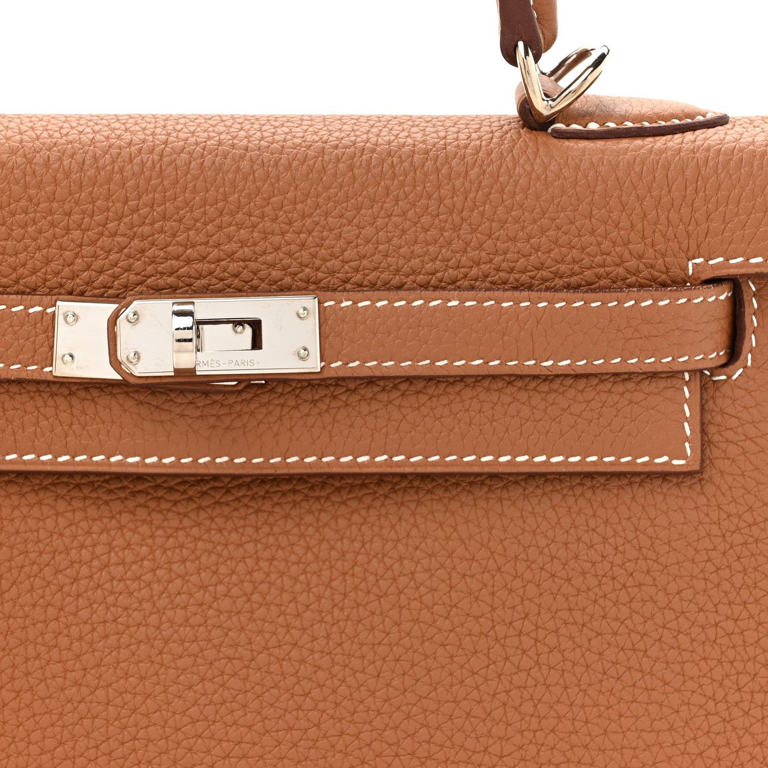 Hermes Togo Kelly Retourne 25 Gold 8 of 12