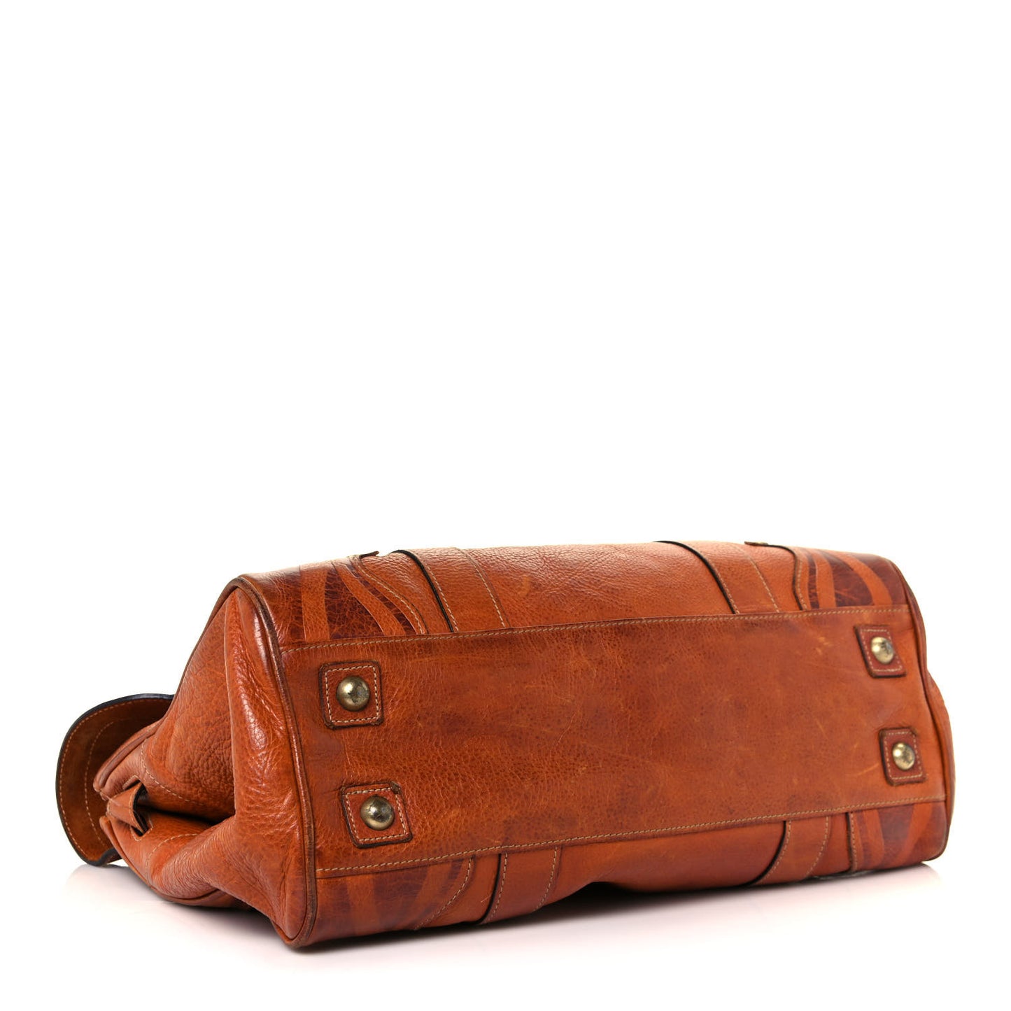 Grained Calfskin Tooled Darwin Bayswater Oak