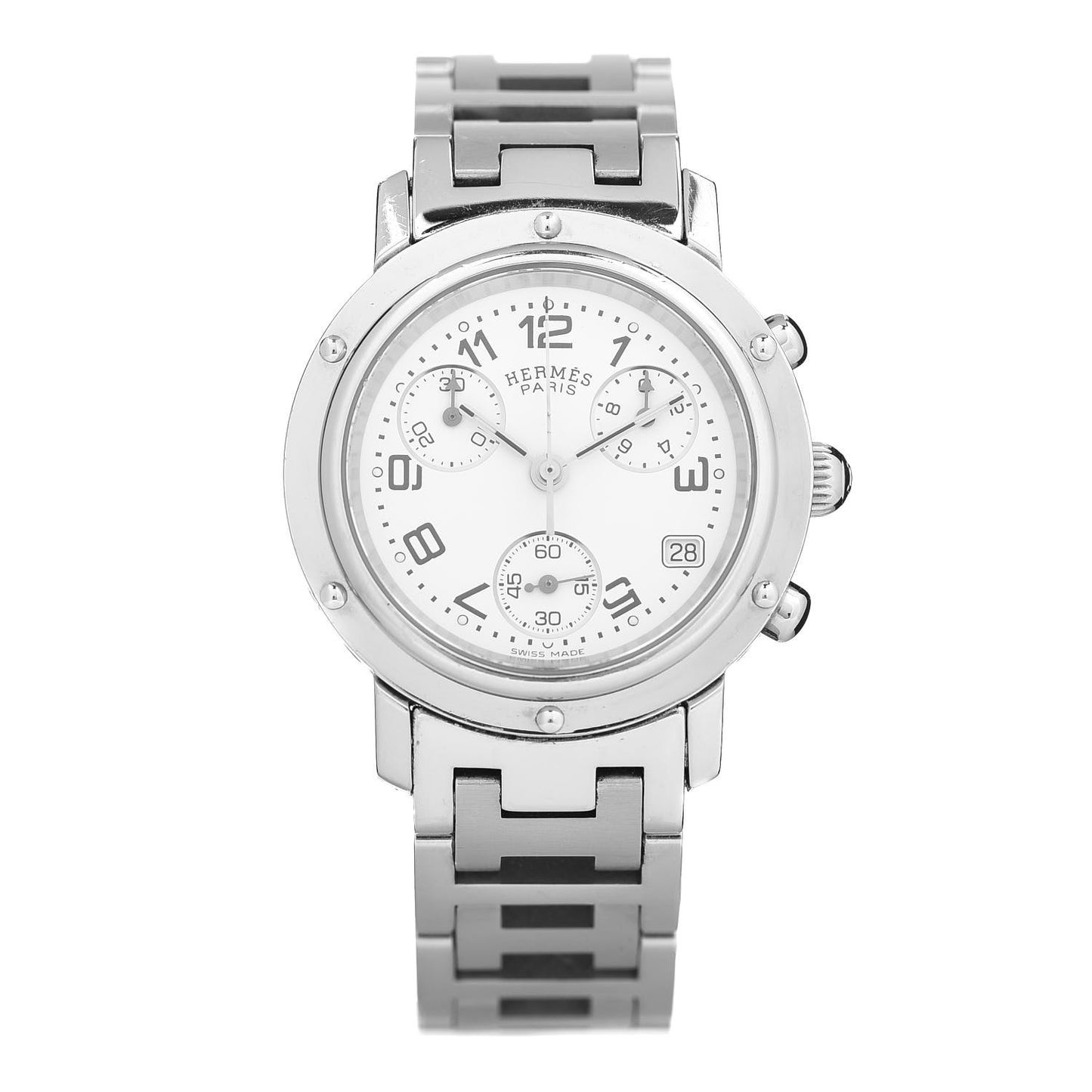 Stainless Steel 31mm Clipper Chronograph Quartz Watch