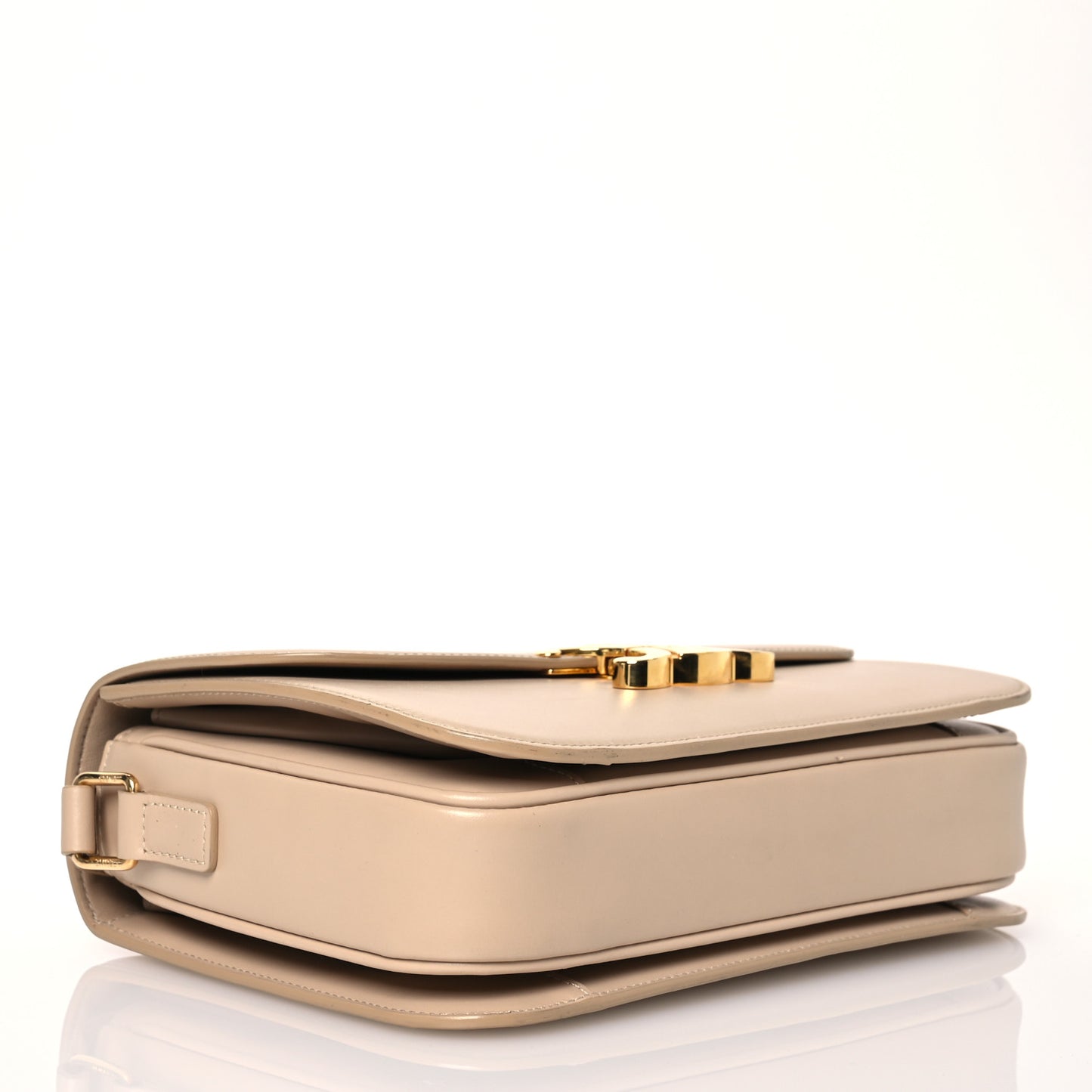 Shiny Calfskin Medium Triomphe Nude