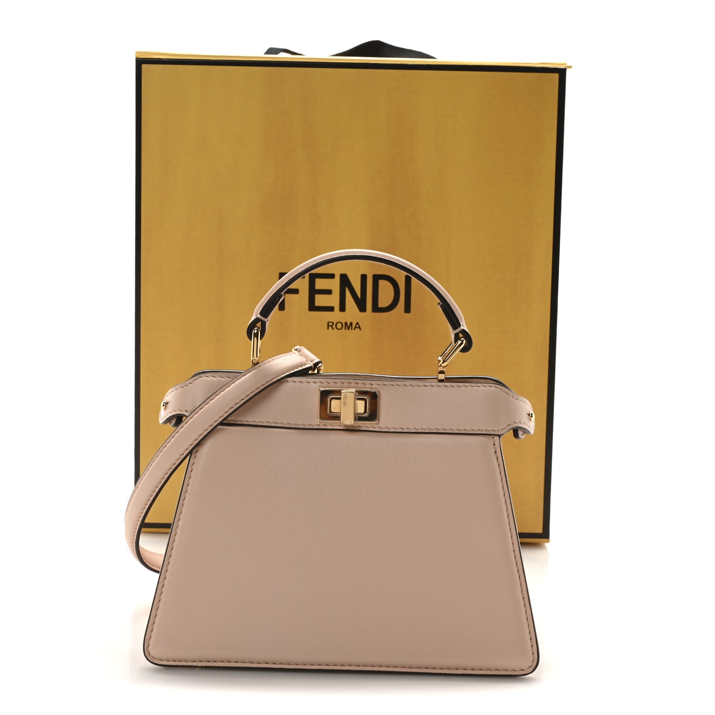 Shiny Nappa Plexiglass Petite Peekaboo I SEE U Satchel Light Rose