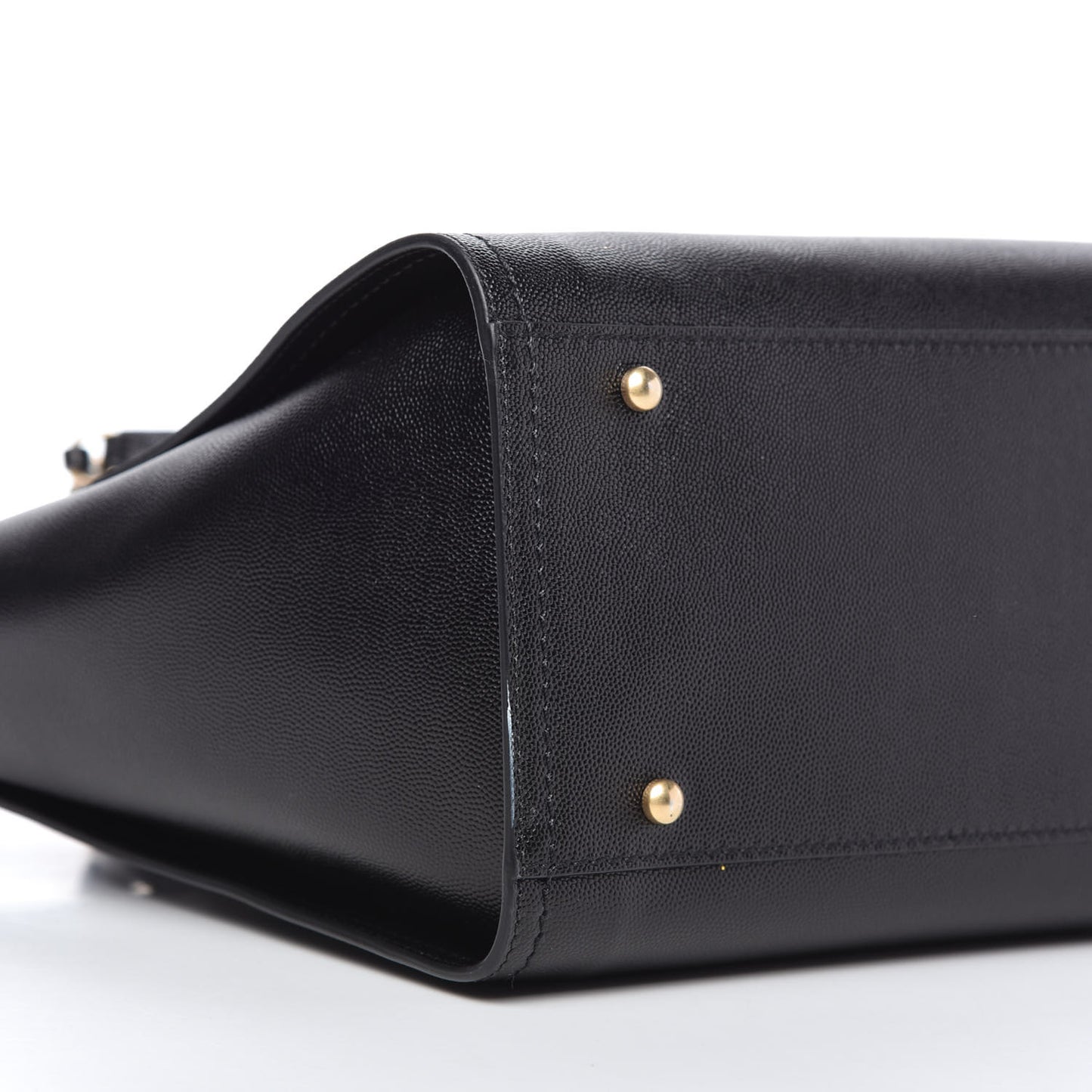 Caviar Small Studded Deauville Tote Black
