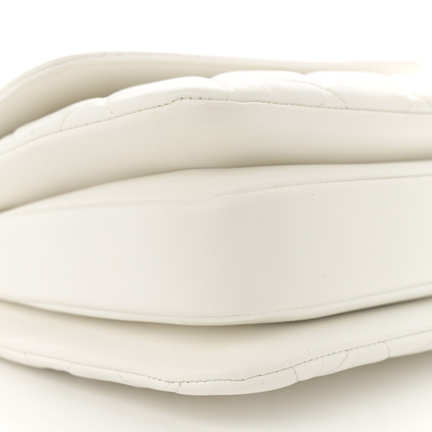 Lambskin Quilted Small Trendy CC Dual Handle Flap Bag White