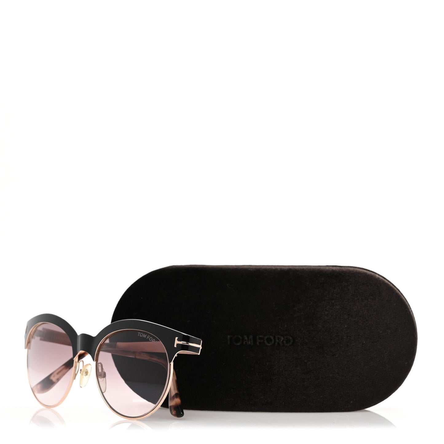 Angela Sunglasses TF438 Black Tortoise