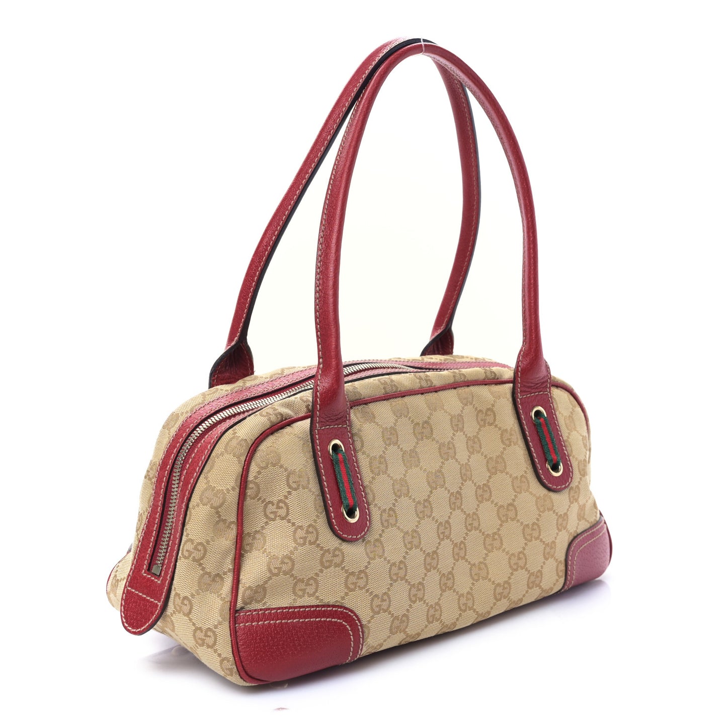 Monogram Small Princy Satchel Red