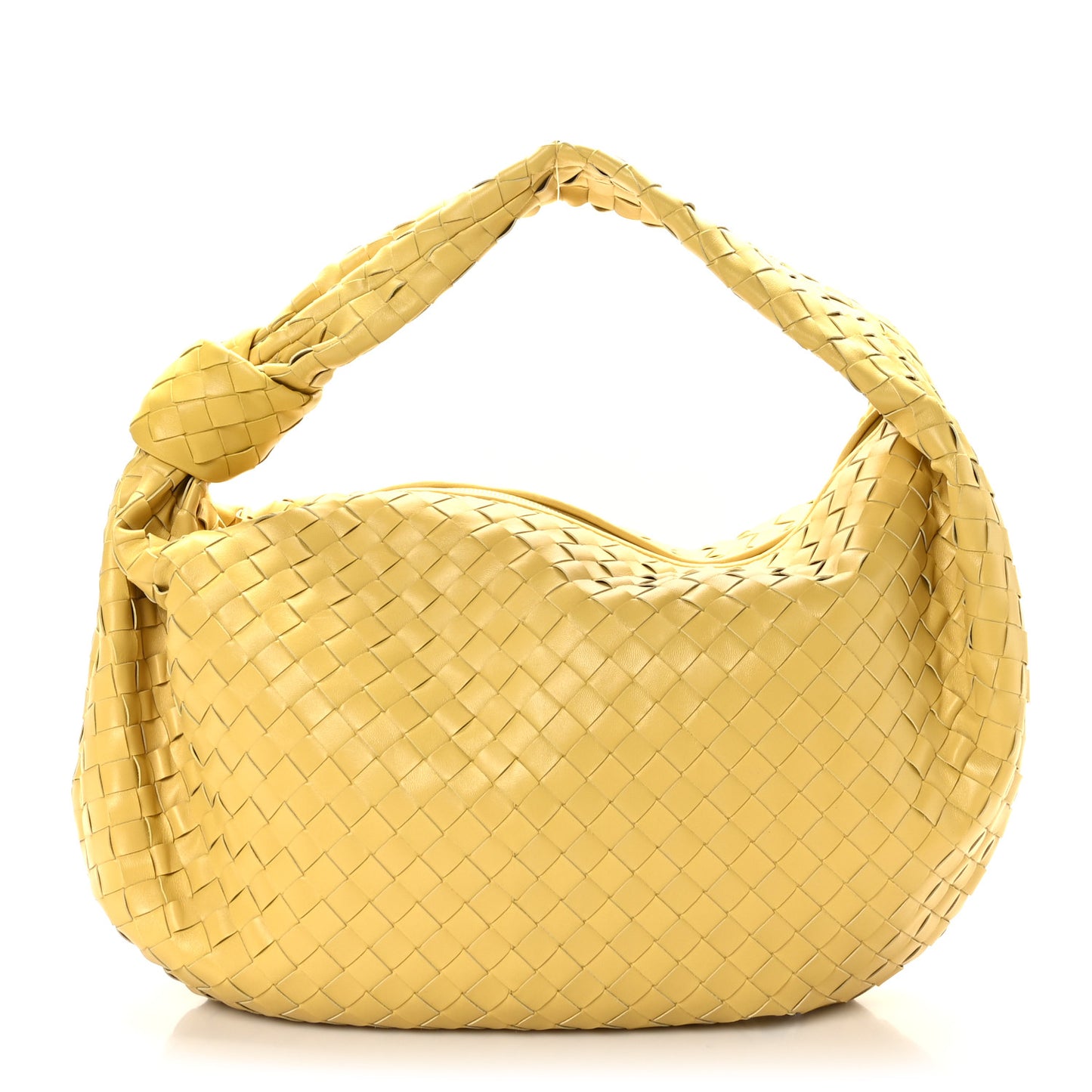 Nappa Intrecciato Large Jodie Hobo Corn