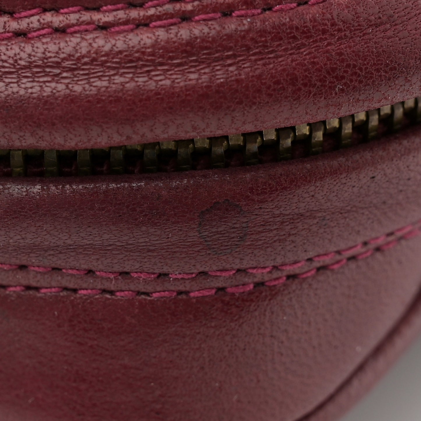 Lambskin Quilted Tassel CC Camera Case Red