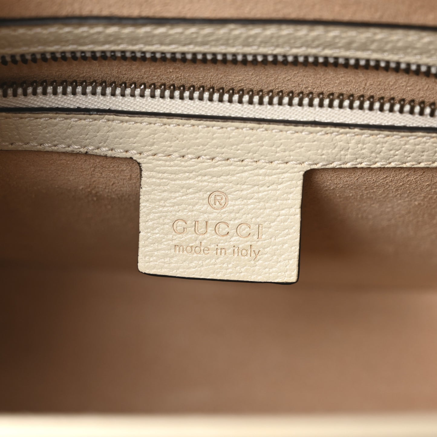 GG Supreme Monogram Small Queen Margaret Top Handle Bag White