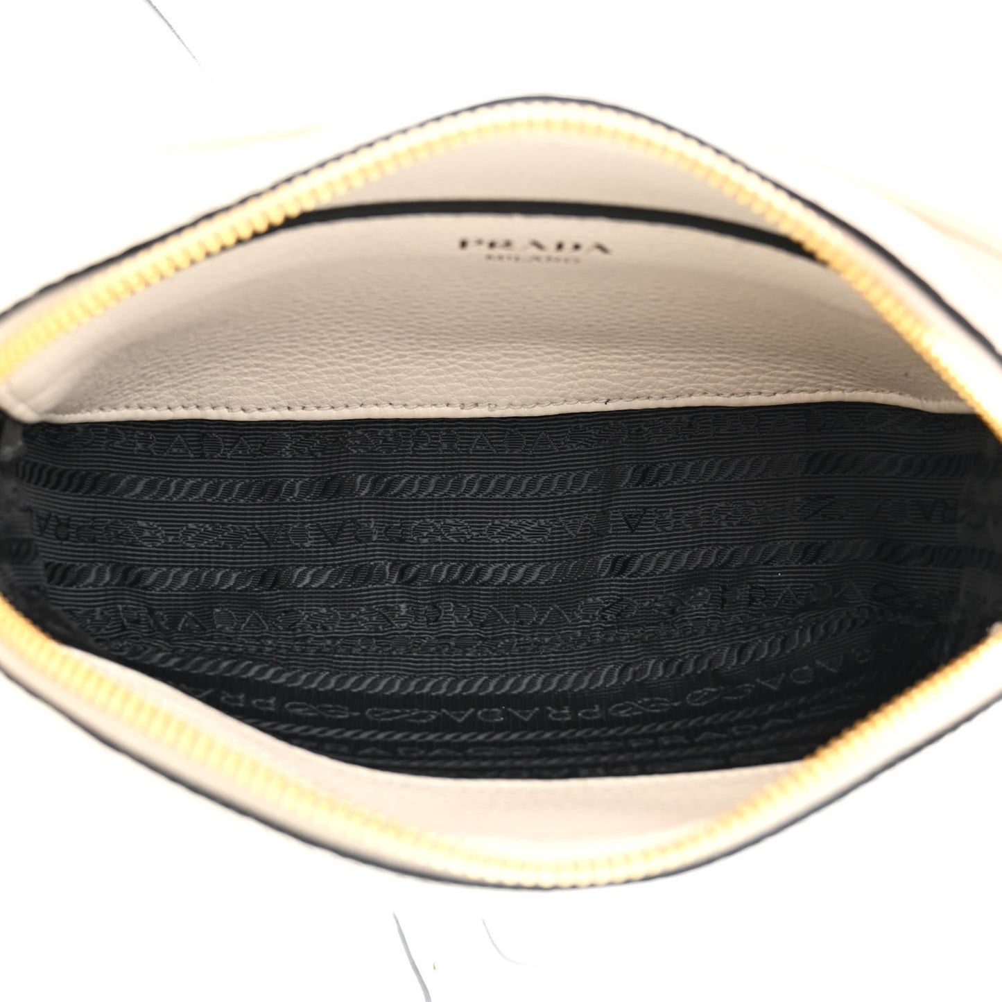 Vitello Daino Camera Crossbody Bianco