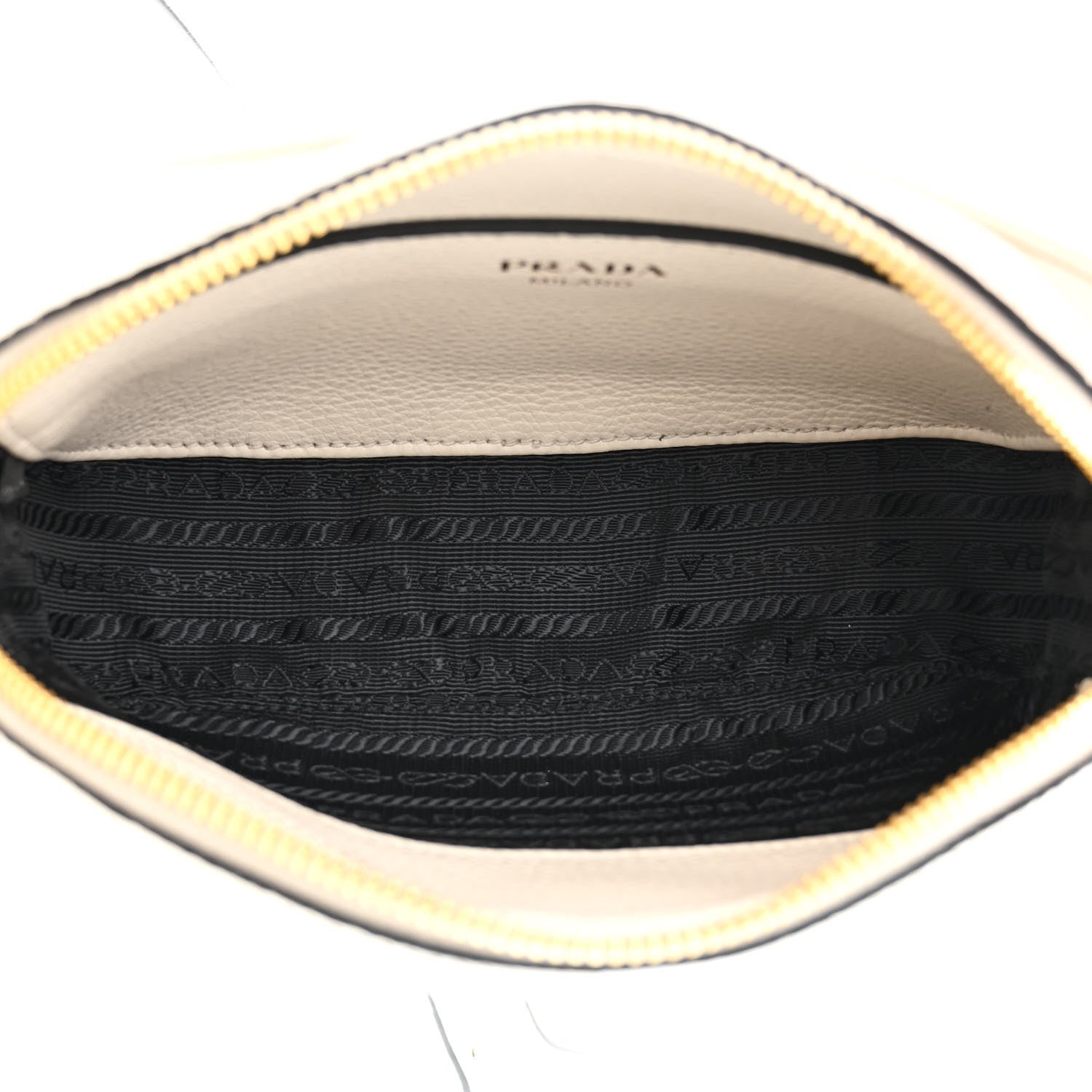 Prada Vitello Daino Camera Crossbody Bianco 5 of 12