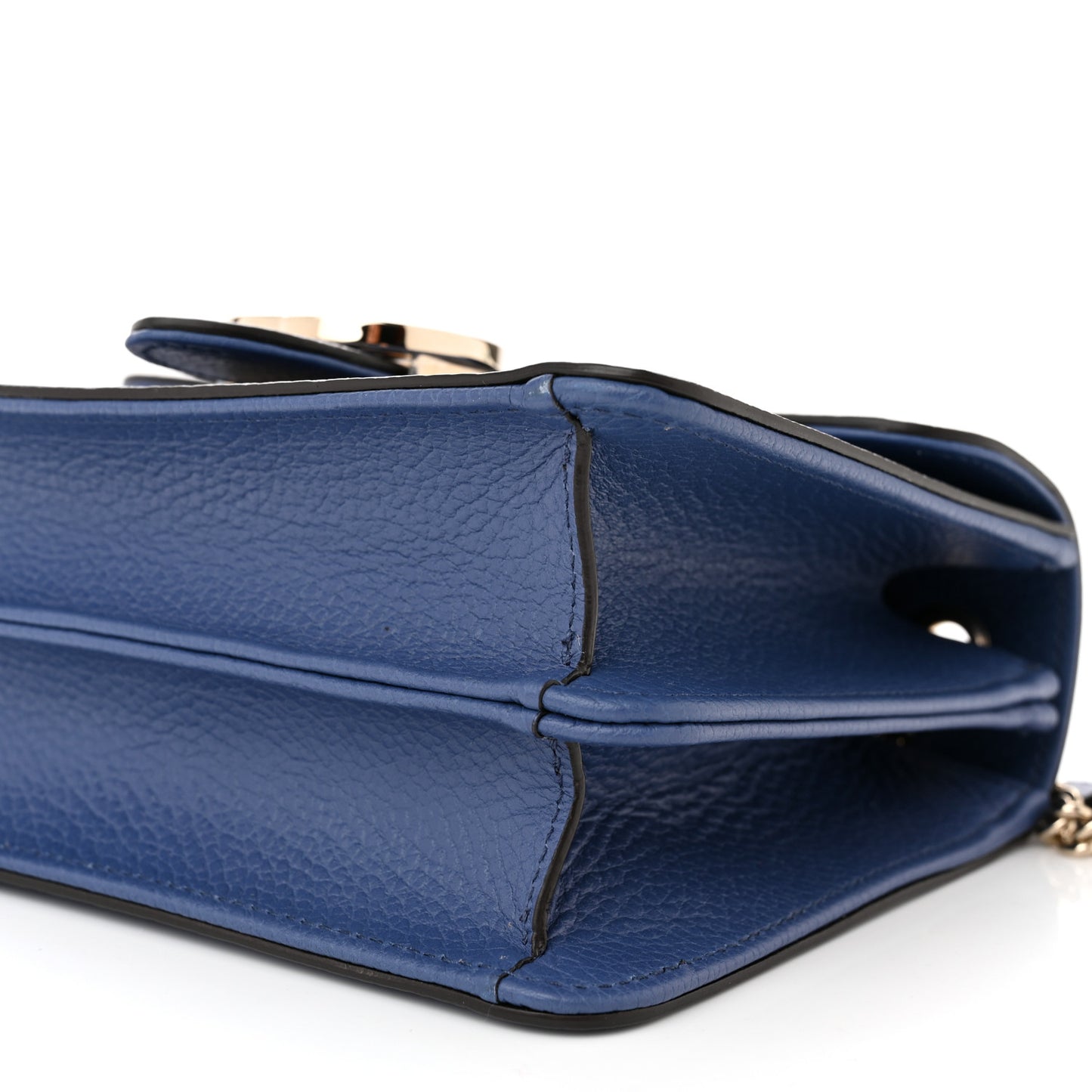 Dollar Calfskin Small Interlocking G Shoulder Bag Caspian