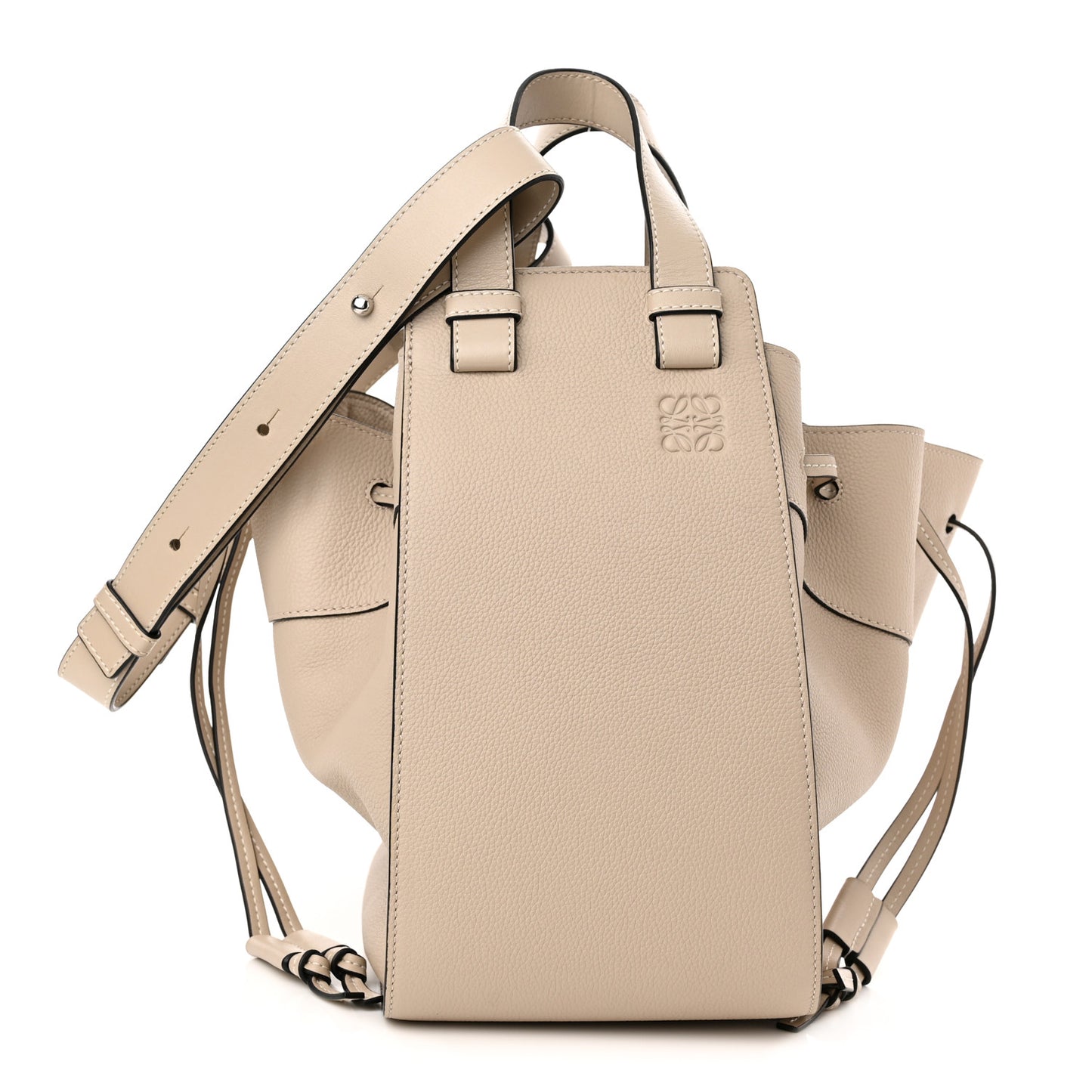 Calfskin Medium Hammock Shoulder Bag Light Oak
