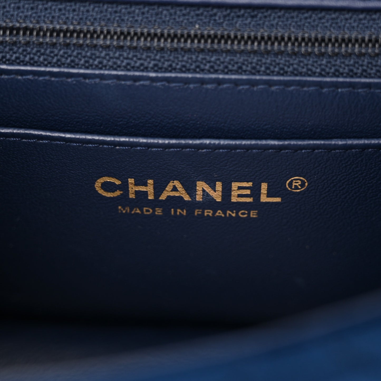 Velvet Quilted Mini 2.55 Reissue Flap Blue